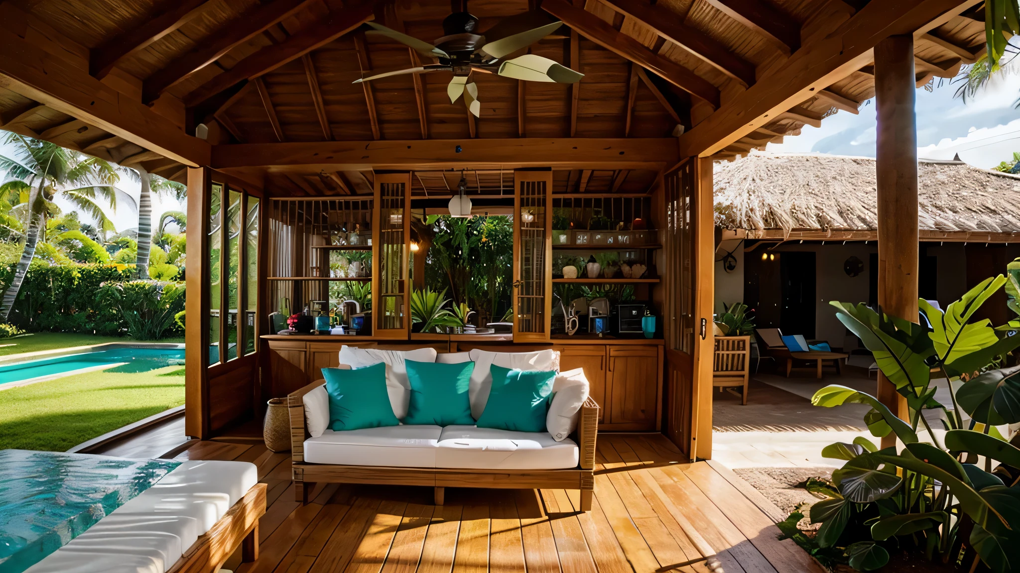 tropical style house