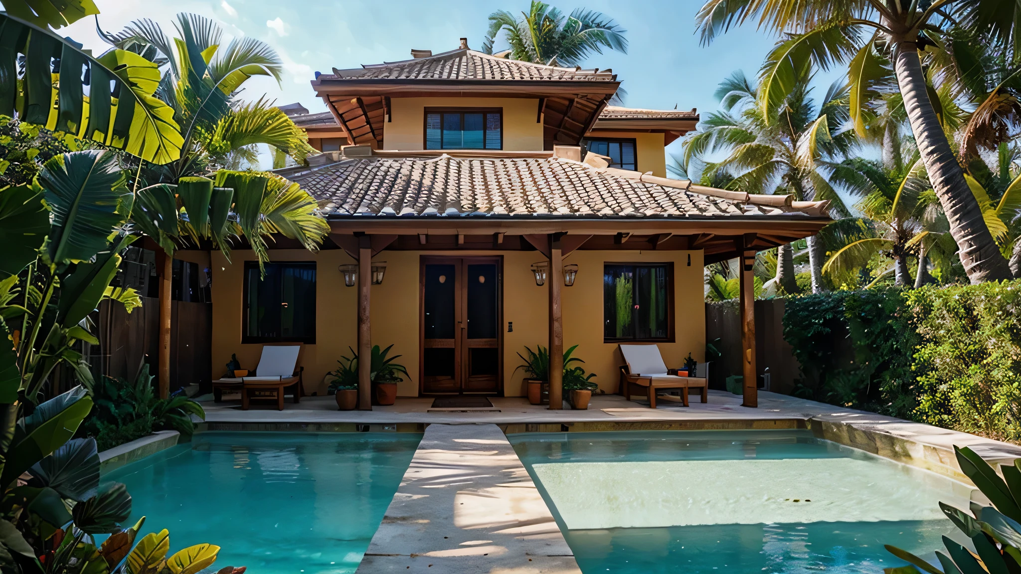 tropical style house