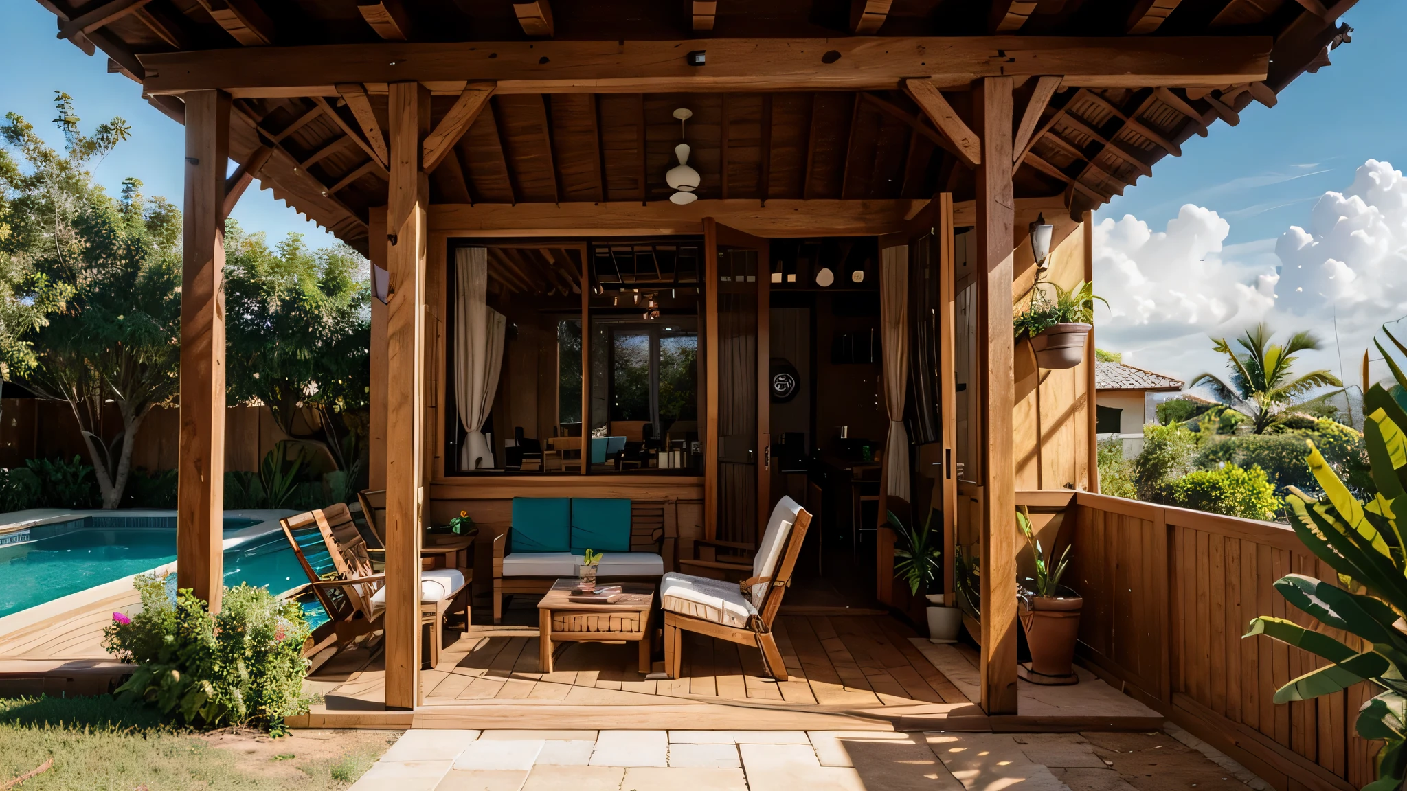 tropical style house