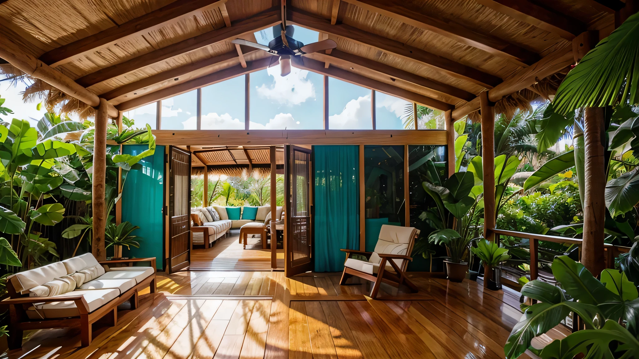 maison de style tropical