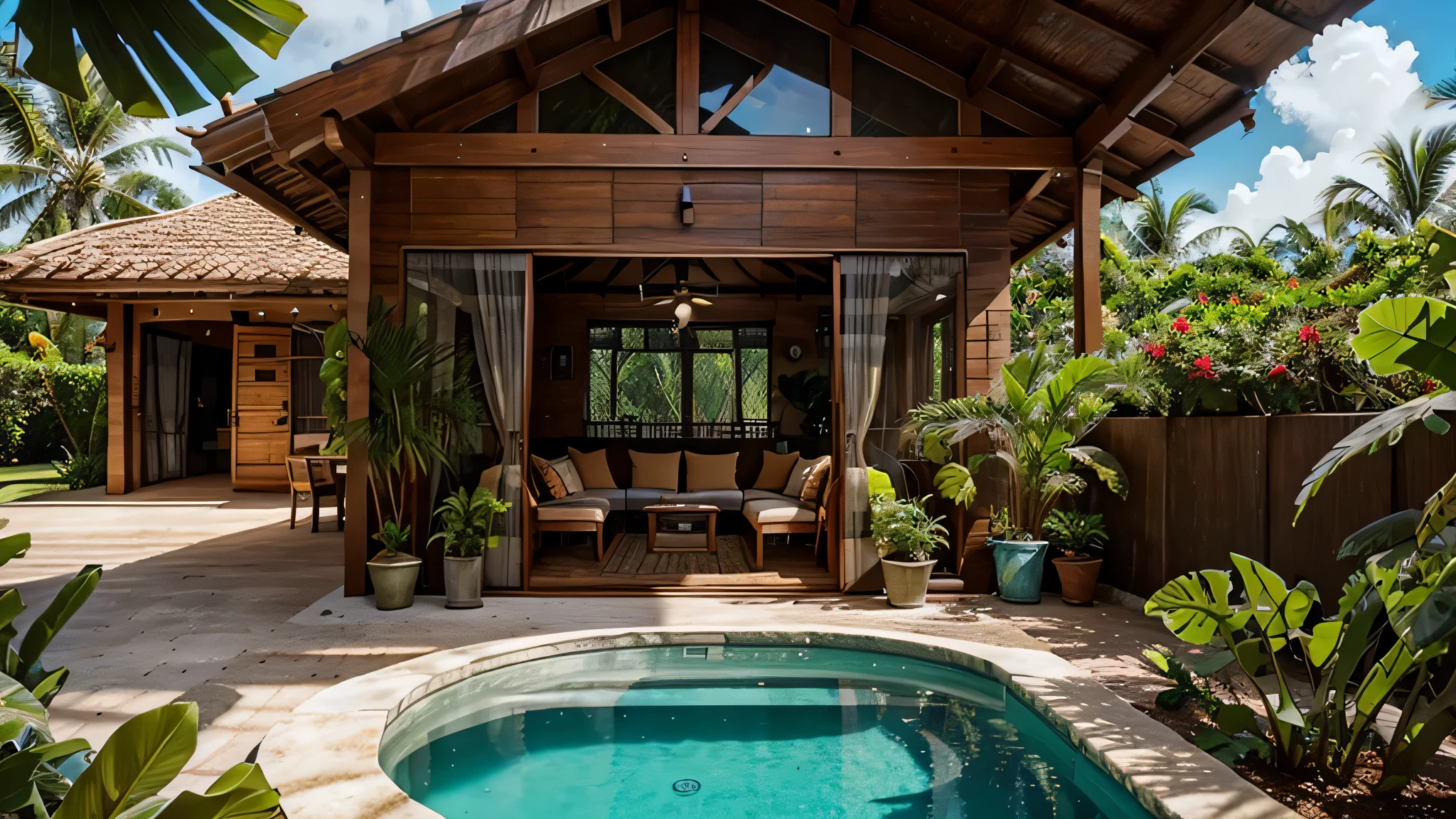 maison de style tropical