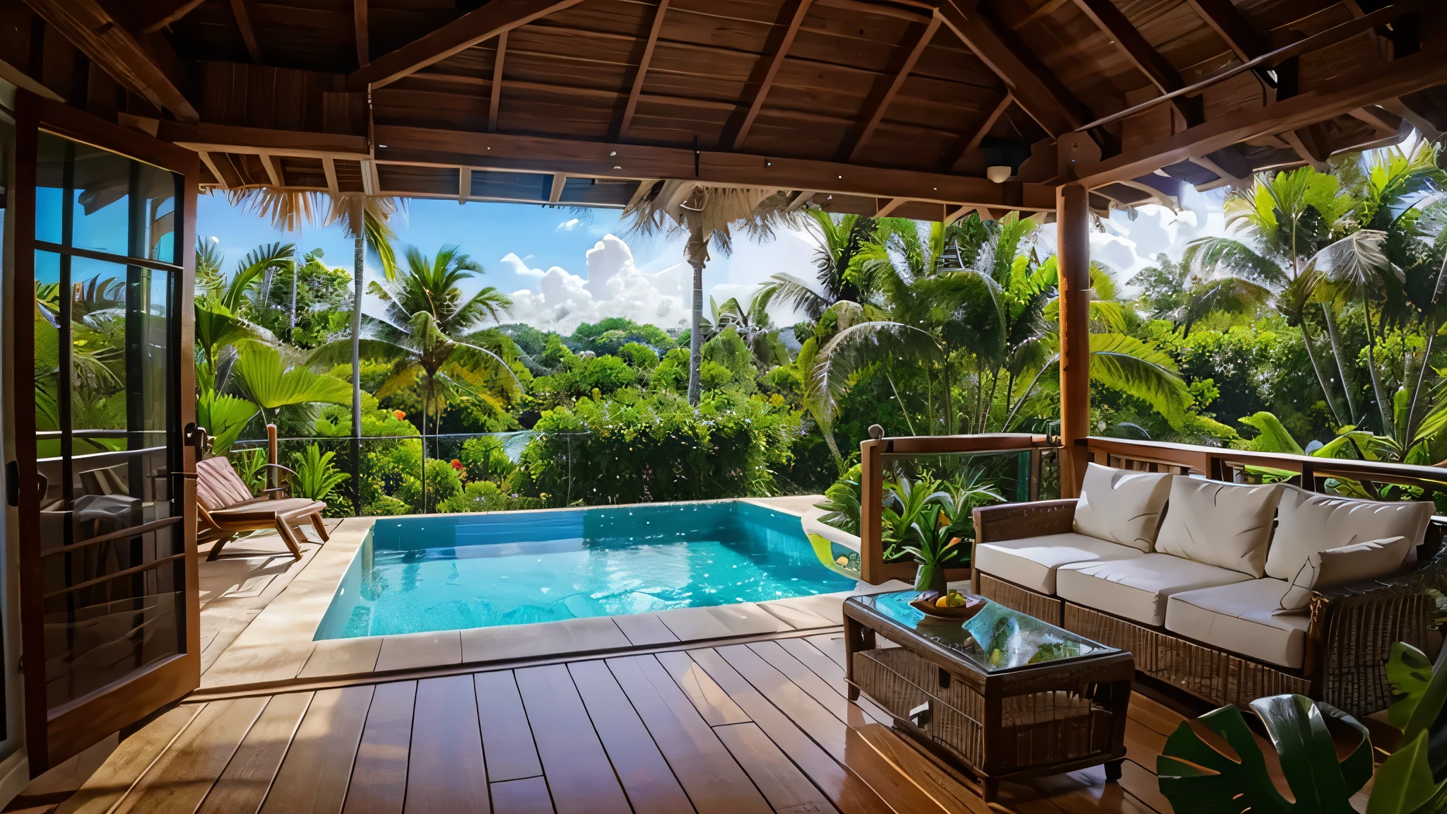 maison de style tropical