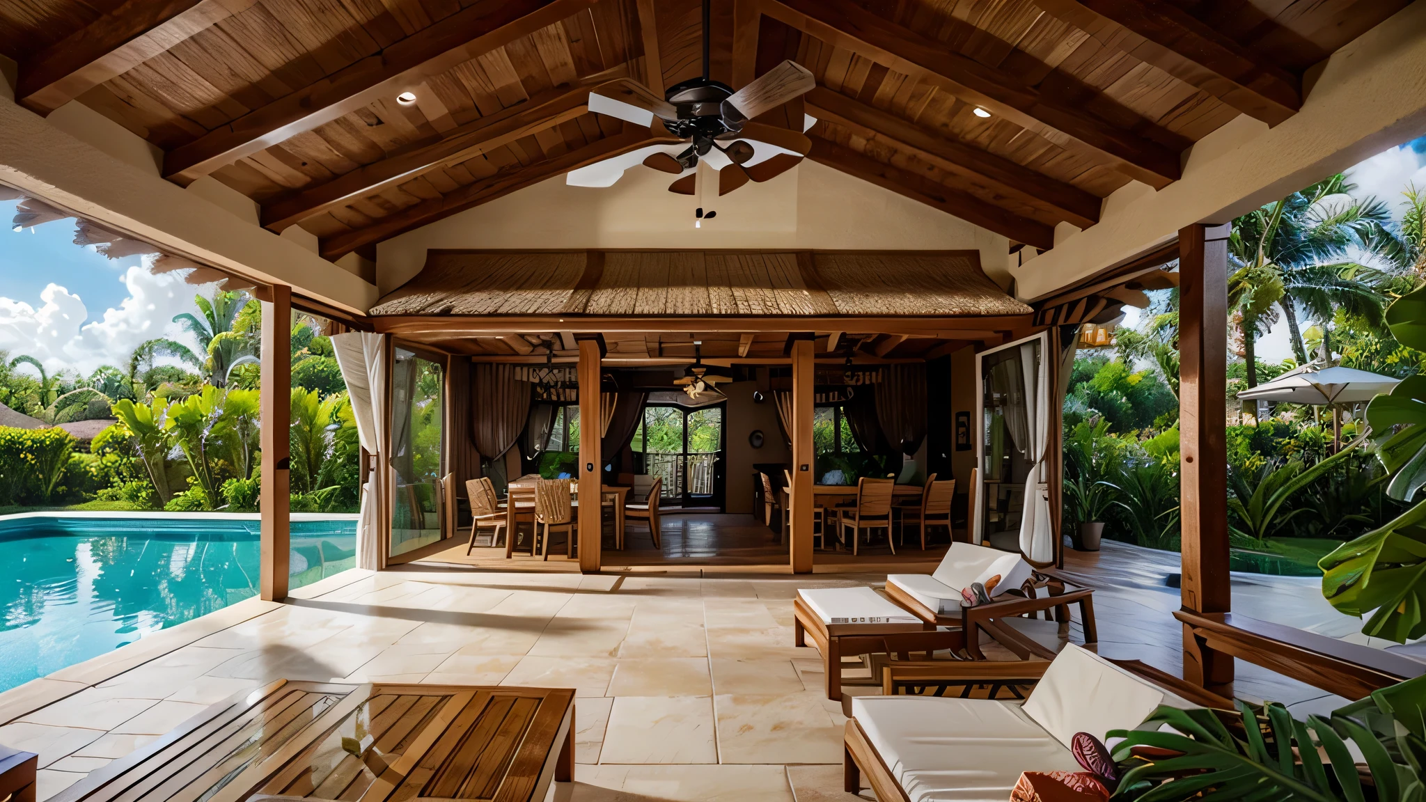 maison de style tropical