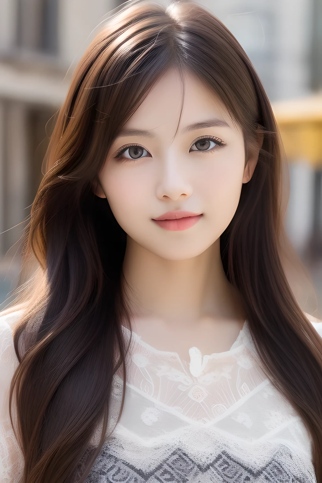 Ulchan-6500-v1.1,(masterpiece, highest quality:1.3), (Ultra-detailed 8K:1.2), (hyperrealistic:1.35),(Raw photo:1.2),highest quality, High resolution, wallpaper, realistic, bright lighting, professional lighting, face light, smooth lighting, BREAK Japanese women, 20-year-old, cute, action, gravure, sexy, wearing , super beautiful, beautiful skin, beautiful and detailed eyes, detailed face, slim, moderately, clean long hair, brunette hair, dark brown eyes, look at the camera, (full shot:1.3), (european gothic cityscape:1.3),(lace dress, Fabric texture details:1.3),