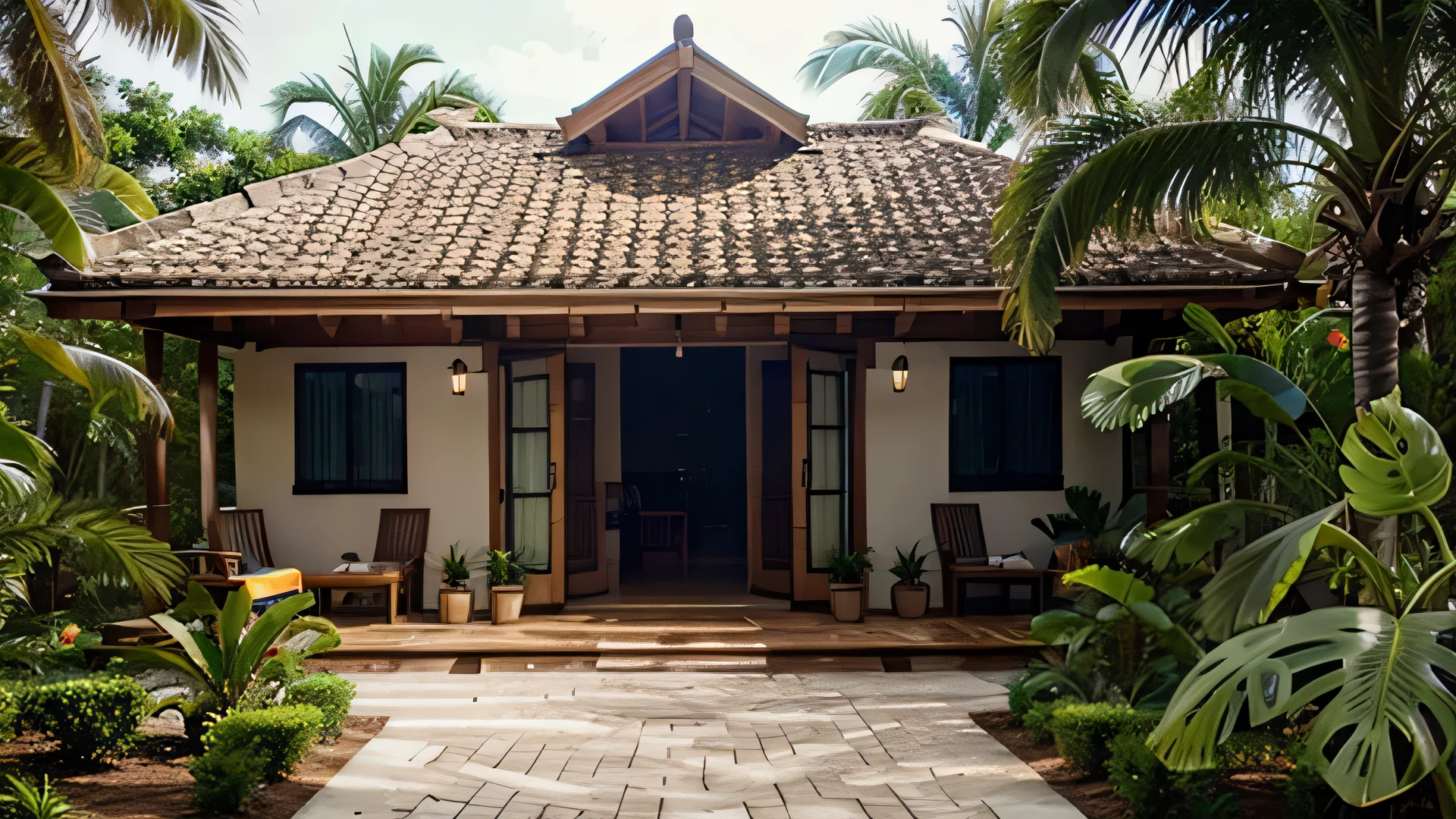 maison de style tropical
