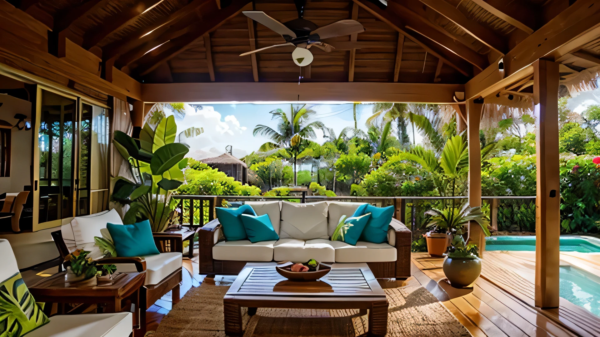 maison de style tropical