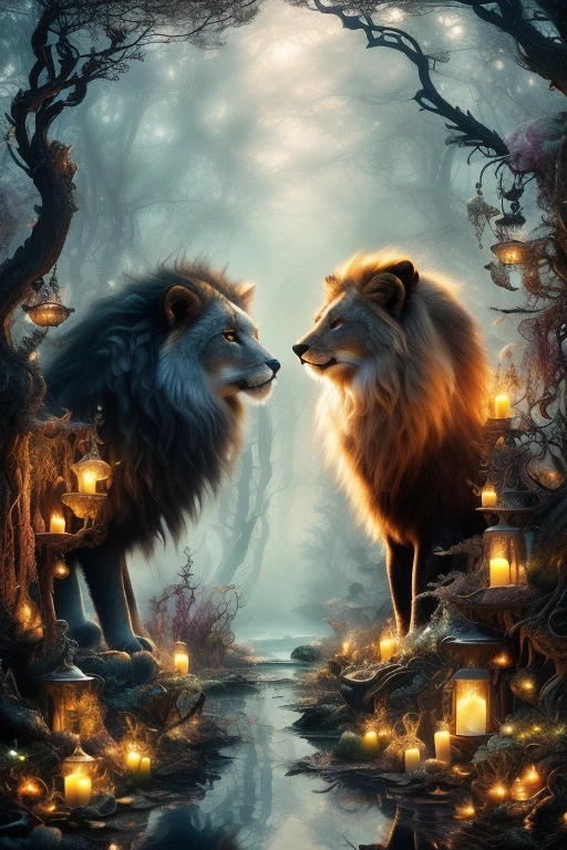 ((best qualit(highest quality,4k,8K,High resolution,masterpiece:1.2), detailed fox head, Lion body with majestic lion tail, Owl feathers, dreamy forest background, Bright colors, soft sunlight, mysterious atmosphere, mysterious beauty, intricate fur details, Piercing fox eye, elegant posture, mysterious shine, captivating gaze, Magical creatures, surreal animal blend, artistic brushstrokes, enchanted fusion, Fantasy-inspired artwork, quirky elements, fascinating composition, An awe-inspiring presence, Otherworldly charm, Mesmerizing contrasts, harmonious blend, fascinating wildlife, exceptional craftsmanship.
y)), ((masterpiece)), (detailed), perfect face