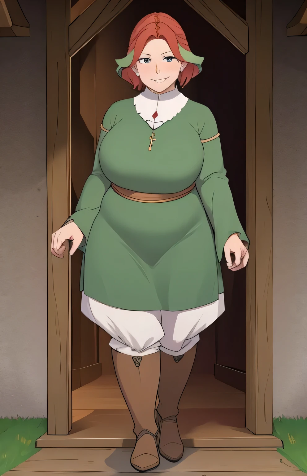 Medieval style MILF, full villager.