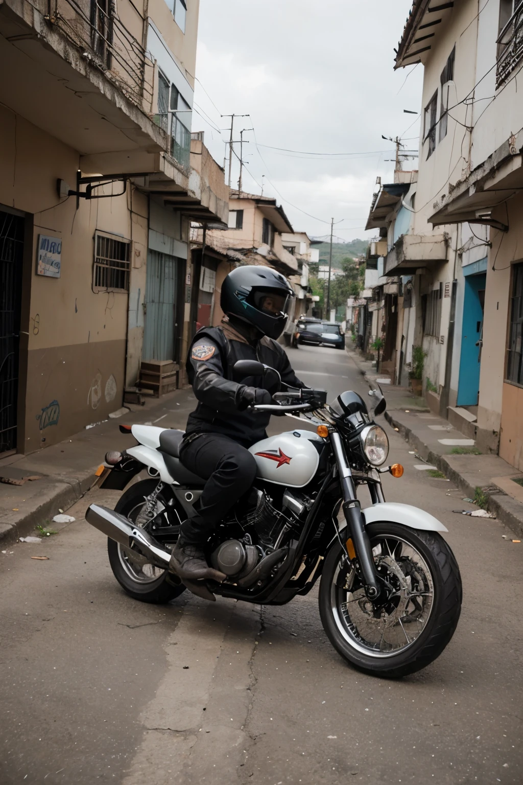 moto bross na favela

