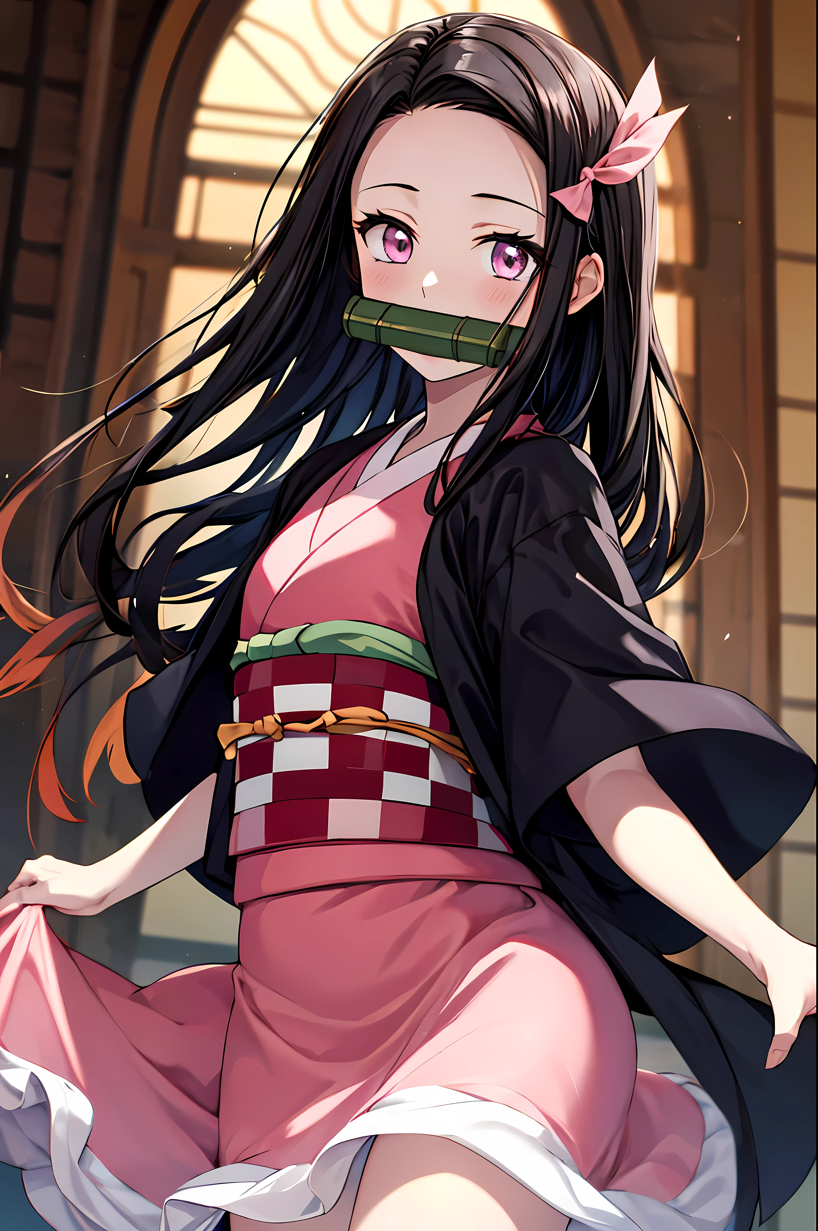 1 chica,kamado nezuko,