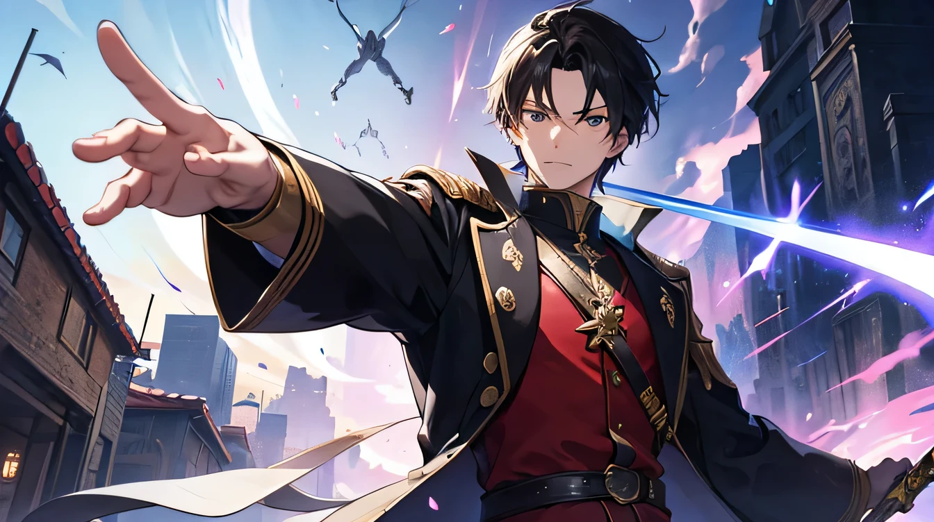 A personable man，One move and one sword，open the gate of heaven