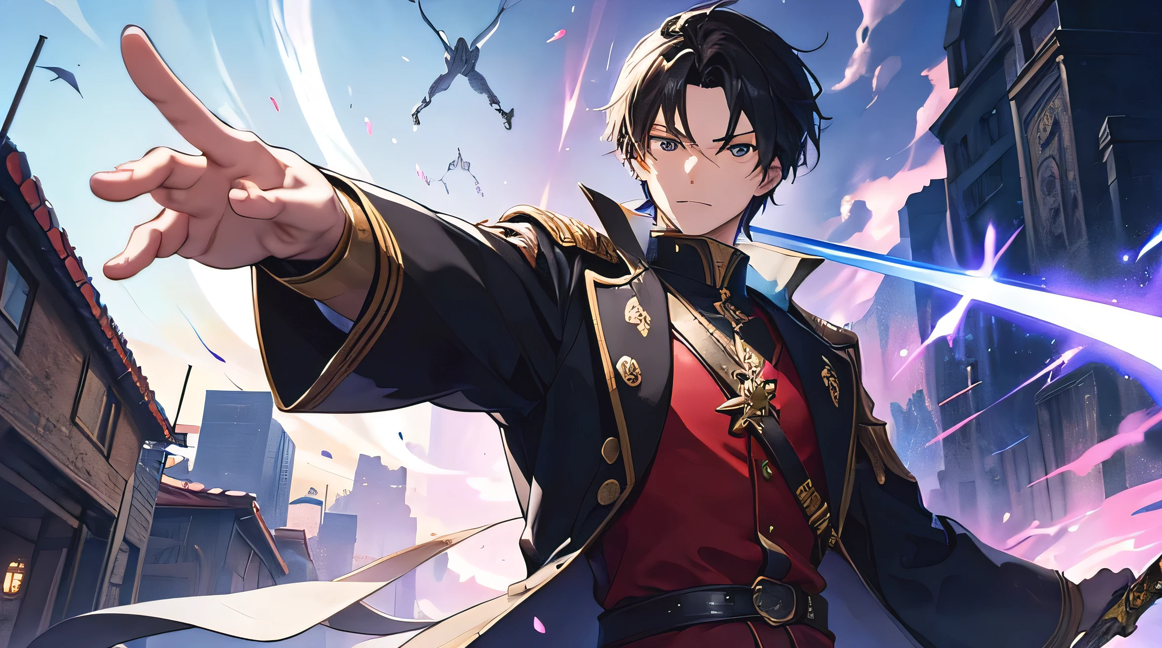 A personable man,One move and one sword,Open the gates of heaven
