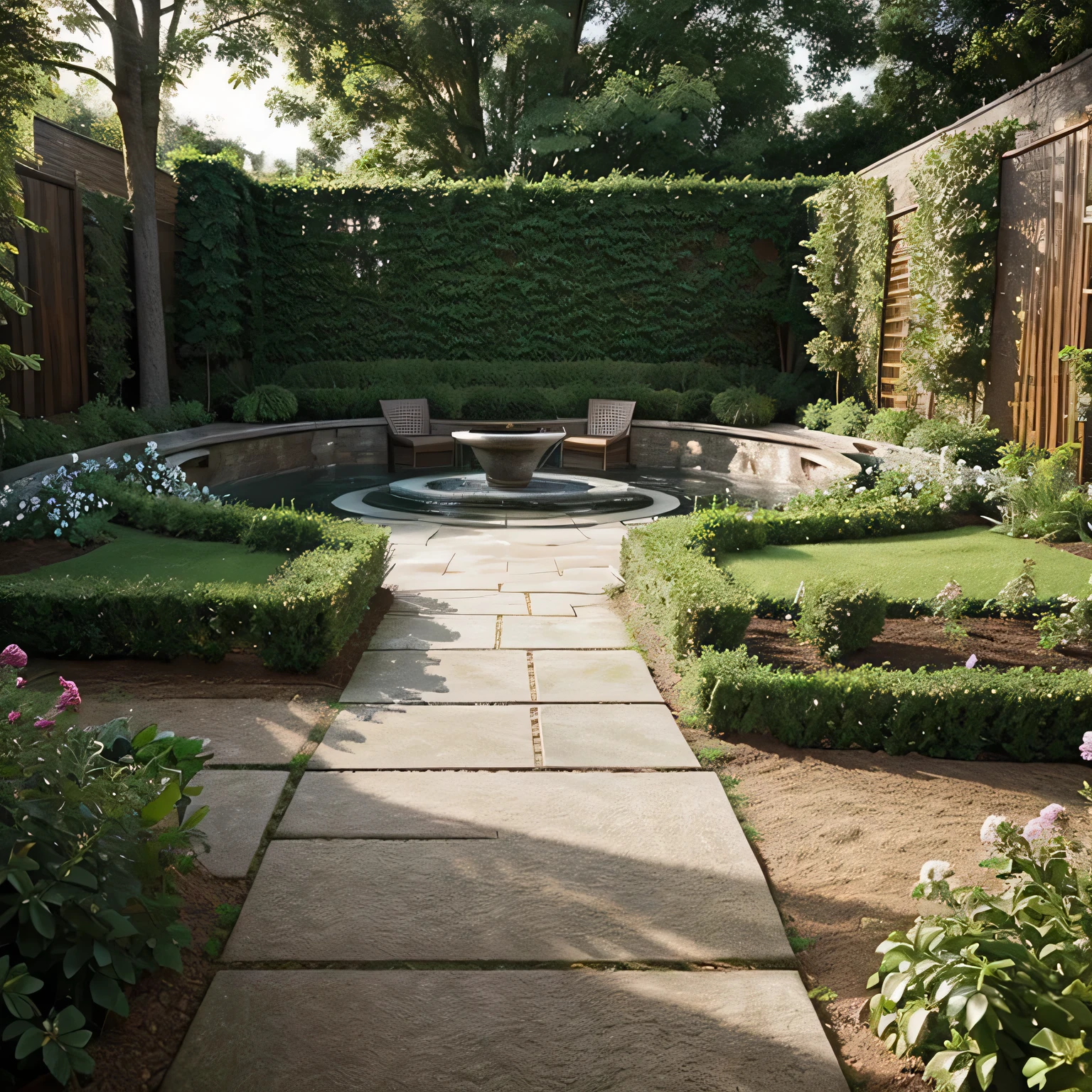 How to Design the Perfect Landscape garden for home gardening Interior Designer standing in front of a completed landscape design