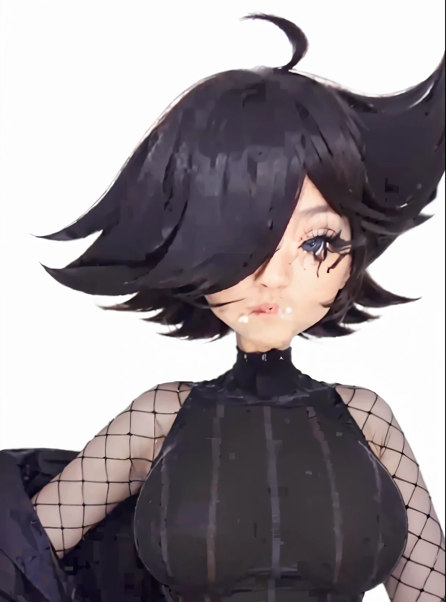 The subject in this question is an obra maestra(masterpiece),Demanding the highest quality(mejor calidad)generate。The main screen shows a person wearing tight clothing(traje ajustado)girl(1 chica),she has perfect eyes(perfect eyes)and face(perfect face),The image is stylistically influenced by kuvshinov。Girl in western cowboy pose(tiro de vaquero)pose,This will enhance the look and feel of the picture。