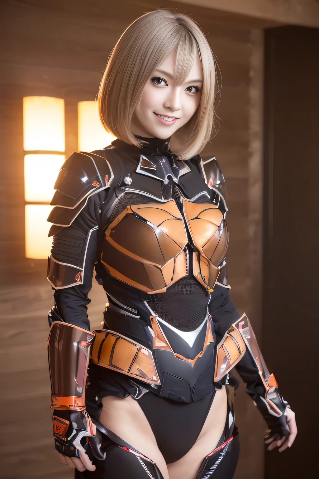 (High resolution,masterpiece,highest quality,Very detailed CG, anime, official art:1.4), realistic, photograph, amazing detail, everything is complicated, shiny and glossy,Amazing number of layers, 8K wallpaper, 3D, sketch, cute, figure,( alone:1.4), perfect female proportions,villain's daughter, (Fusion of dark brown cockroach and lady:1.4), (brown cockroach woman:1.2), (brown cockroach woman:1.2), (Fusion:1.2), (alone:1.4), (evil smile:1.2), muscular, abs, (Cockroach brown exoskeleton bio insect suit:1.4), (Cockroach brown exoskeleton bio insect armor:1.2), (brown transparent cockroach feathers:1.4), (Antennae of brown cockroaches:1.3),
