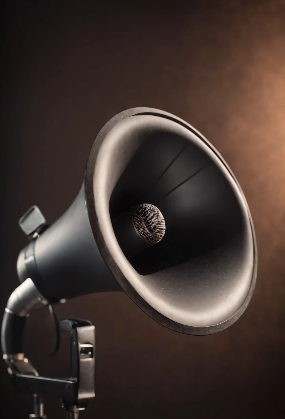 3d megaphone speaker in isolation