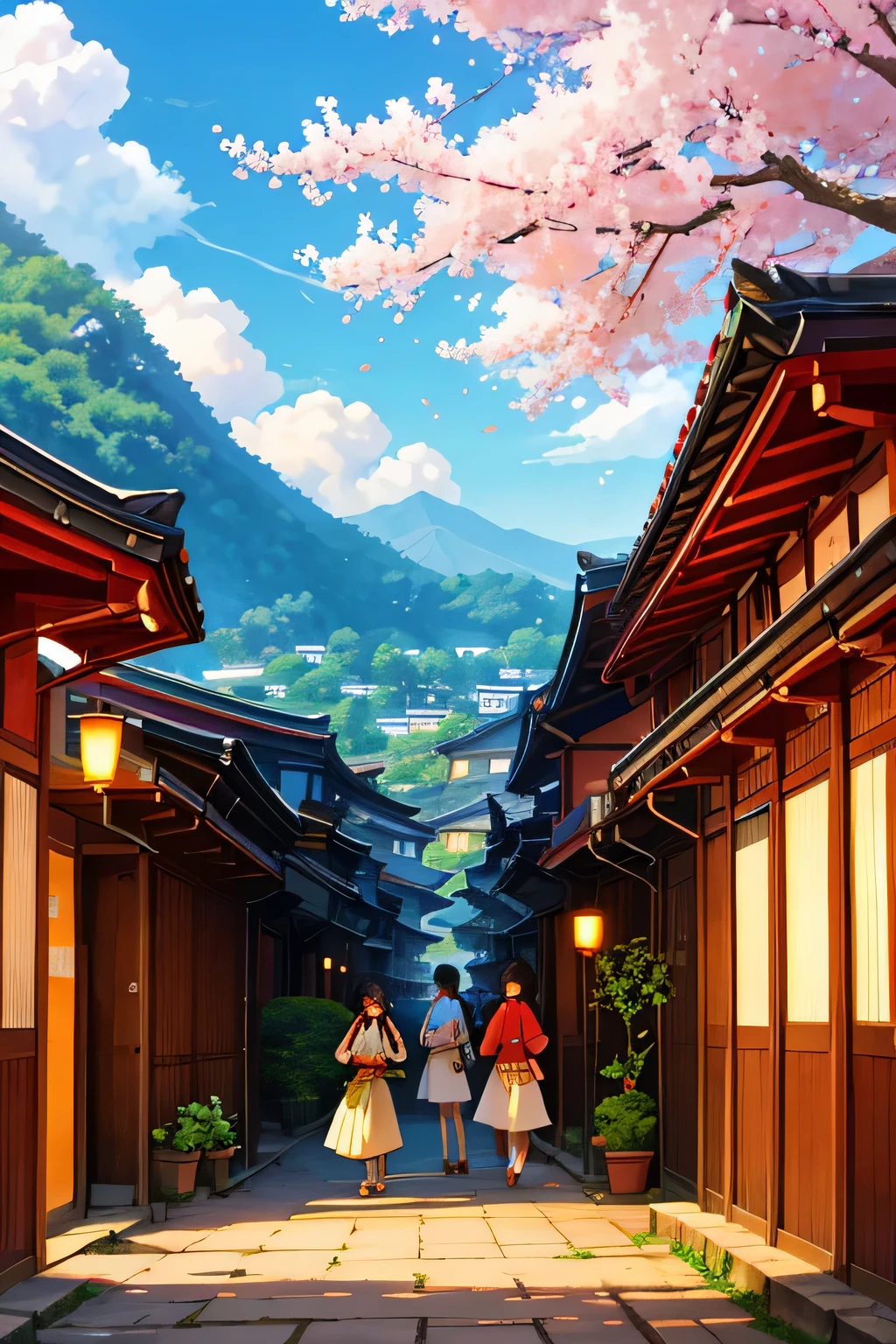 1. Write a story inspired by the city of Matsunaga in Hiroshima. Immerse yourself in local history and culture, with emphasis on the renowned Matsunaga ceramics and the stunning mountainous landscapes that characterize the region. O sol nasce suavemente sobre a cidade, Casting a warm glow on the ancient streets, while the characteristic sounds of traditional drums echo through the air. Um mercado vibrante ganha vida, repleto de intrincados, handcrafted pottery and local delicacies. Stroll through the tranquil gardens of centuries-old temples, its serene courtyards adorned with delicate cherry blossoms that dance in the soft