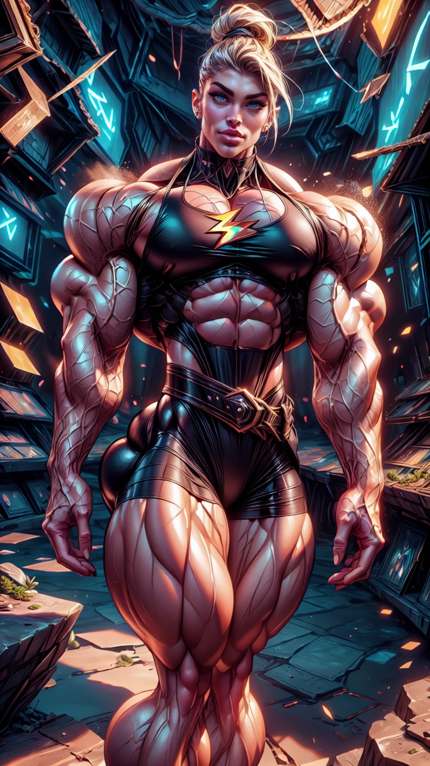 Bakugou Katsuki standing naked flexing and showing off his fit body. In dark deep starry sky background. Dark scenery dynamic low light, highly detailed body. naked flaccid penis and scrotum and wet body, Body is symmetric and good anatomy. Front view, full body, low angle full body