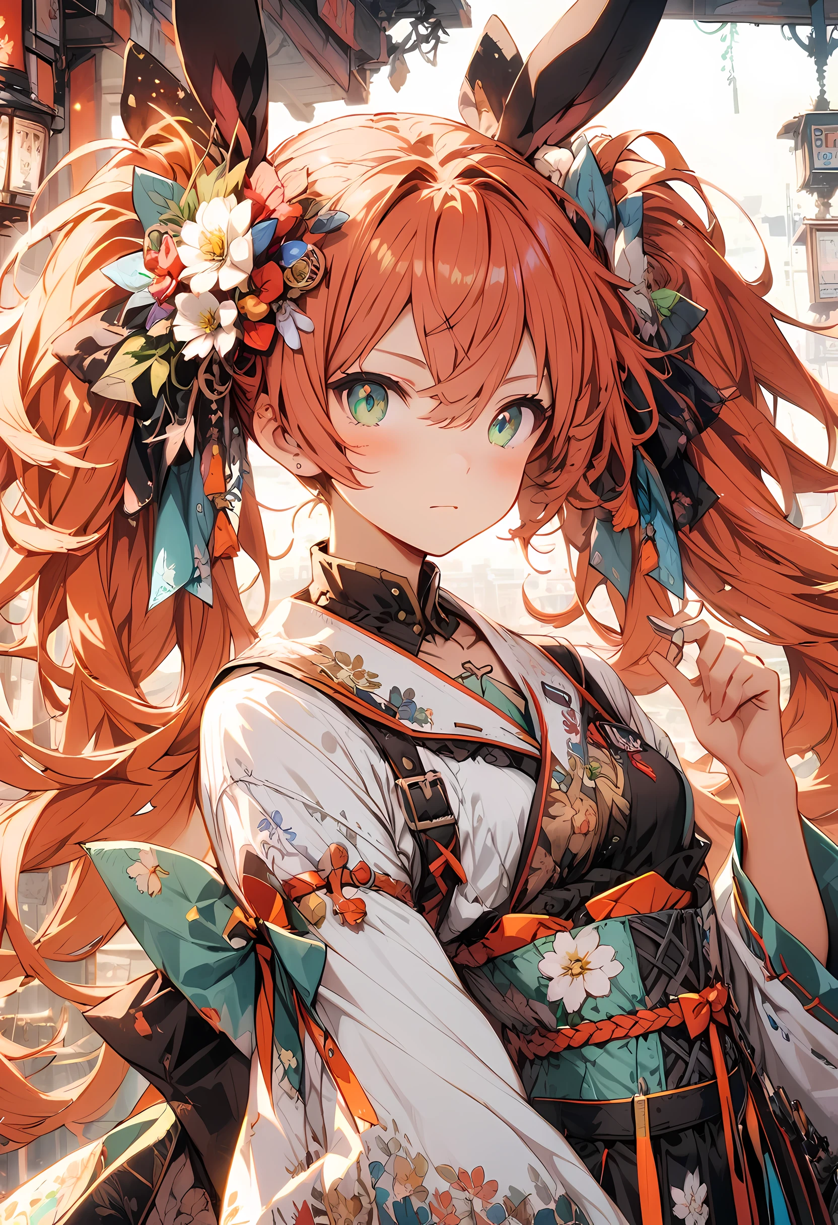 Hatsune Miku,Rabbit armor,Lovely,Extremely beautiful and intricate details