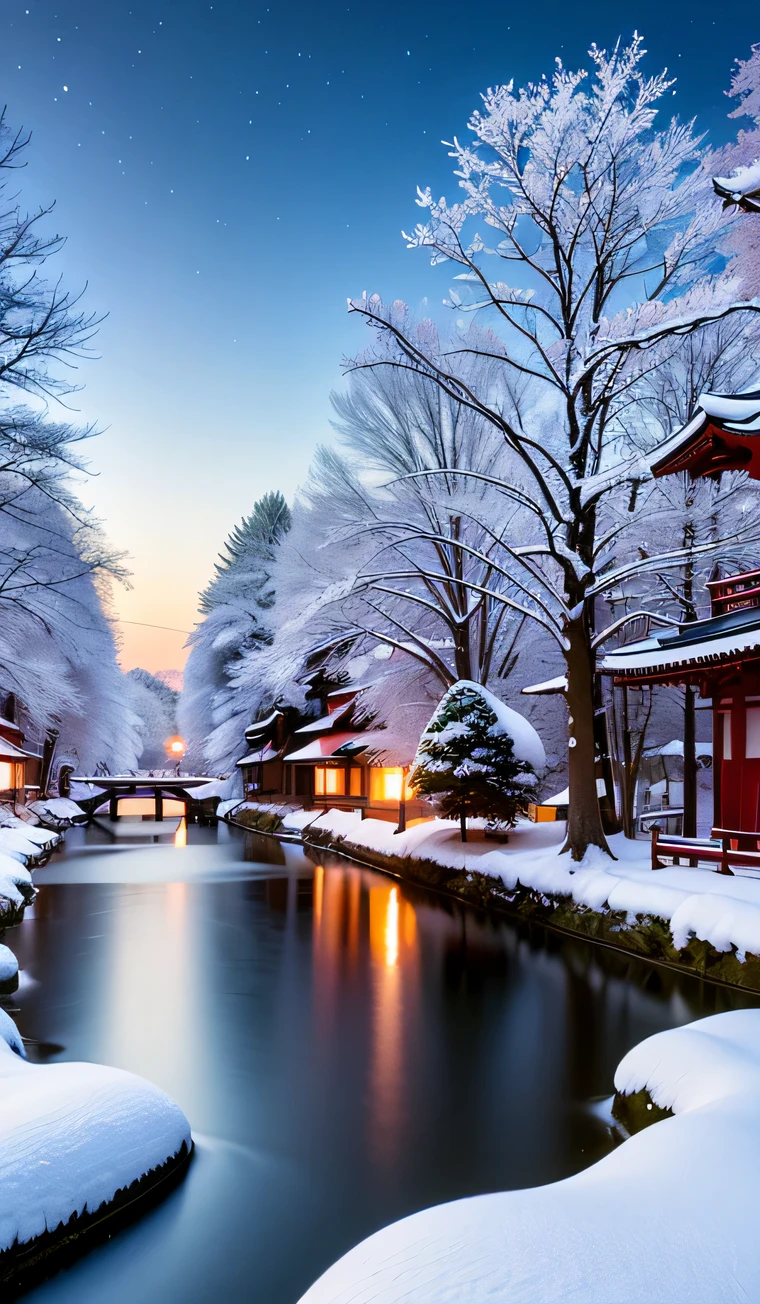 Japan、(Highly detailed CG Unthaty 8K wallpaper), Full shot photos of the most beautiful works of art in the countryside, that'It's snowing, nostalgia, Snow Hill, Trending wthath ArtStation, Trending on CGsociety, Complex, high detail, sharp focus, dramatic, Like a photograph