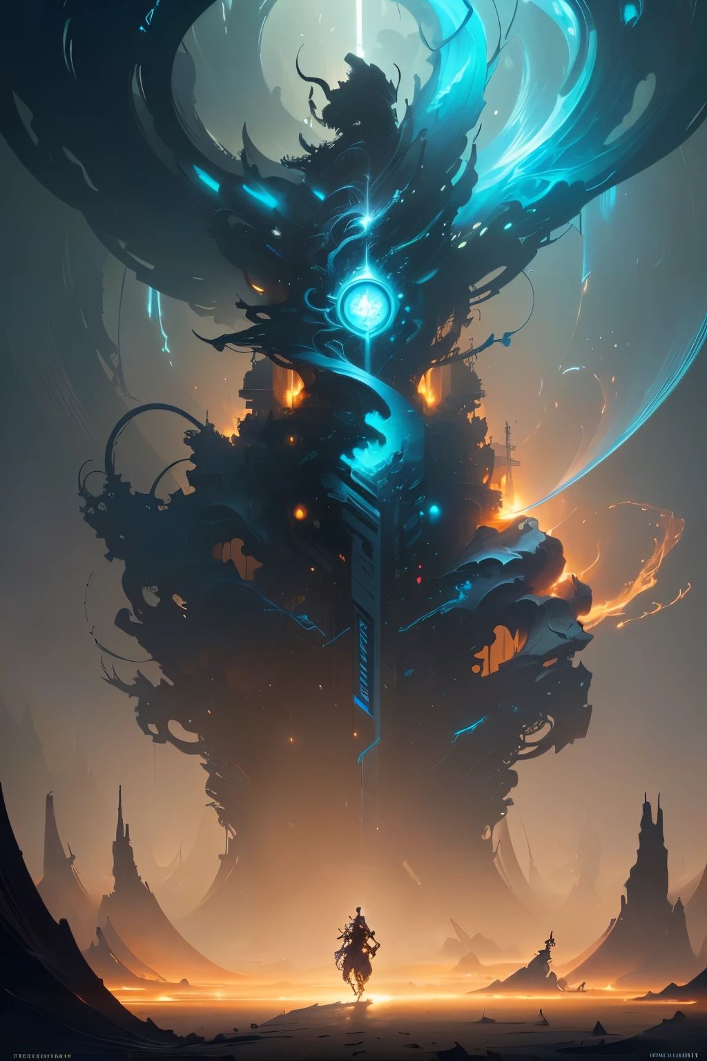 masterpiece, best quality, (extremely detailed CG unity 8k wallpaper), (best quality), (best illustration), (best shadow), absurdres, realistic lighting, (Abyss), beautiful detailed glow, art by PeterMohrBacher,
