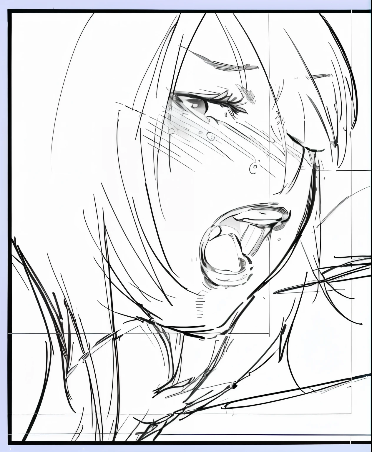 (best quality,on the table:1.2),(anime style,comic core:1.1),1 girl in,Lovely,extremely detailed eyes,The facial details are particularly rich,very fine hair,8K,solve,high school girls,,Screaming girl,shed tears,sad,Hair,short hair,tears,extremely fine hair