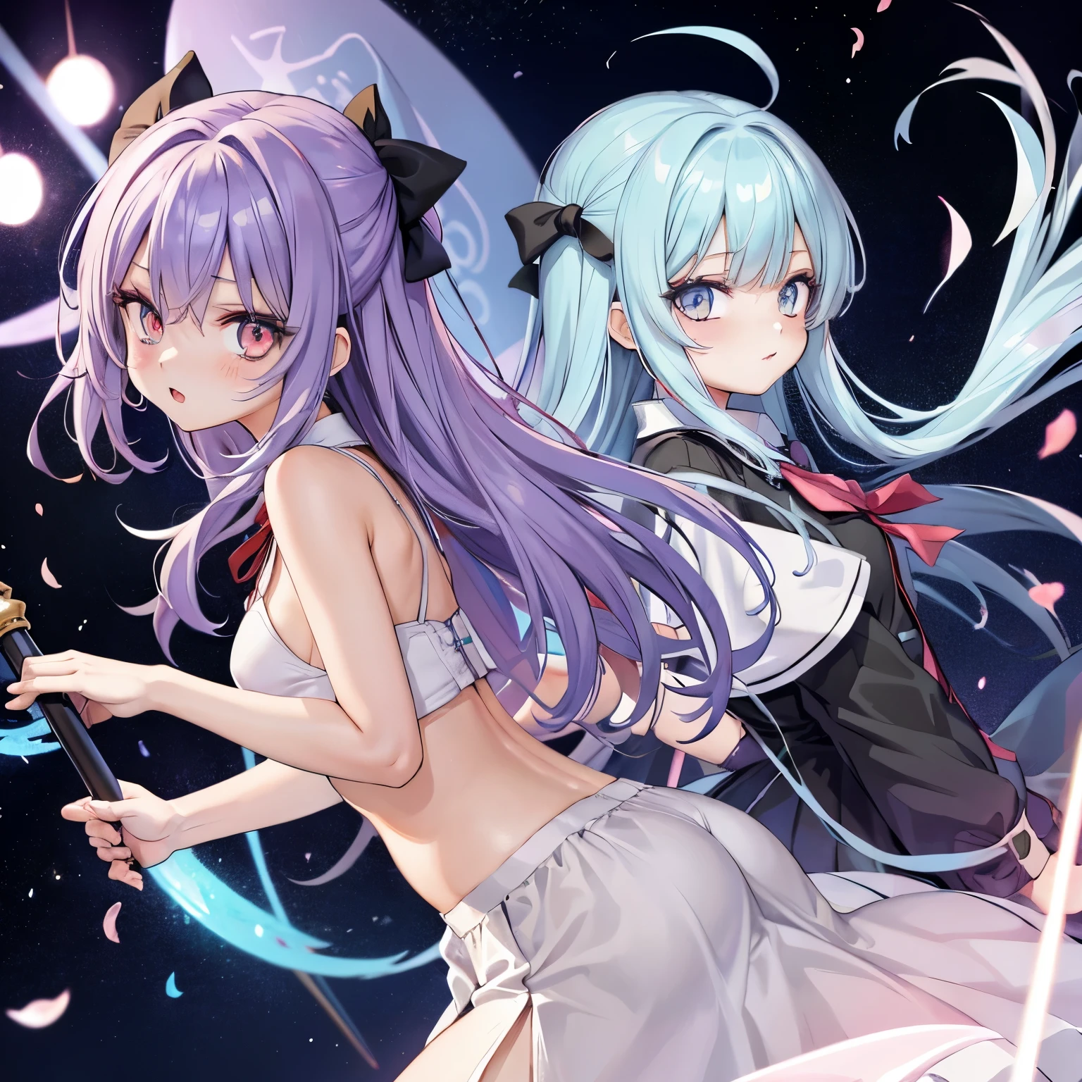 KHD,Lax Cline, portrait of 魔法の girl, sparkling magic girl, gundam seed, board「anime」pin, クリーンで細心の注意を払ったanimeアート, 魔法の girl anime mahou shojo, 美しいanimeアートスタイル, かわいいanimeののポートレート, carrying a 魔法の staff, zerochan art, nice art style, astral fairy, ソフトanimeイラスト