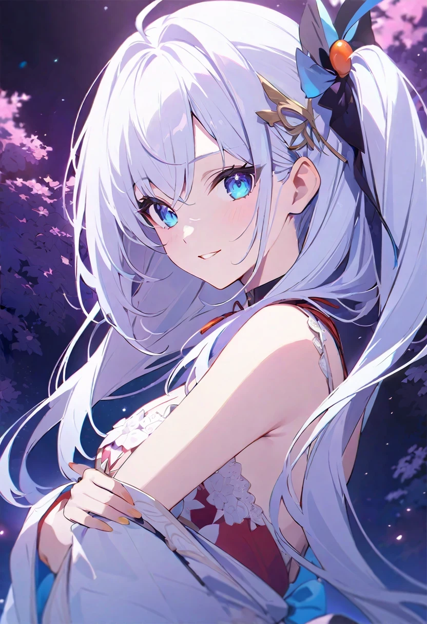 Shirakami Fubuki/(Holo live/),(Masterpiece、best quality、highest note、official art、Exquisite and beautiful:1.2)、(Masterpiece、best quality、best quality、official art、Exquisite and beautiful:1.2)、(Masterpiece、best quality、best quality、official art、Exquisite and beautiful:1.2)、(1 girl:1.3)、Very detailed、(fractal art:1.3)、colorfully、supreme detail、--16:9-5 o'clock.1 --original style--Q 2 --S 750