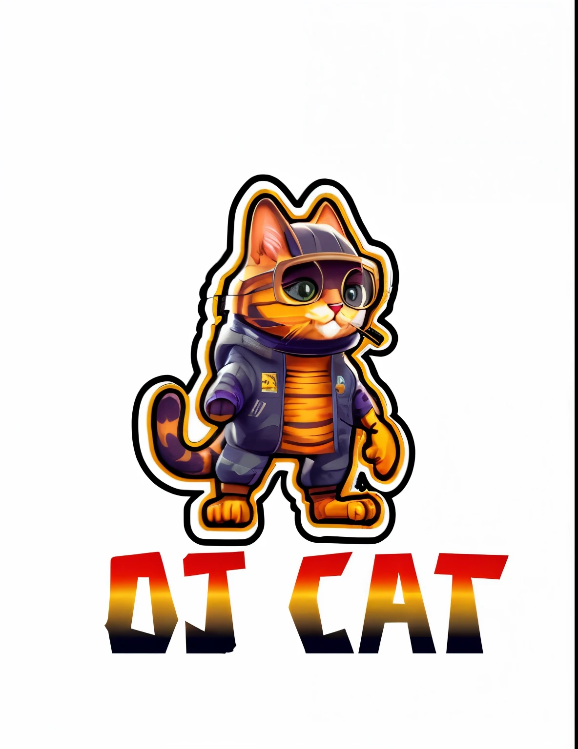 a close up of a Cat wearing a space suit with a helmet on, Cat theme logo, !!! Cat!!!, Cat design, Cat. number, cyberpunk Cat, illustration of a Cat, a Cat, Cat the assassin, Cat detailed, cyberCat, awesome Cat, mobile Game art, Game art, computer Game art, 3D icons for mobile games