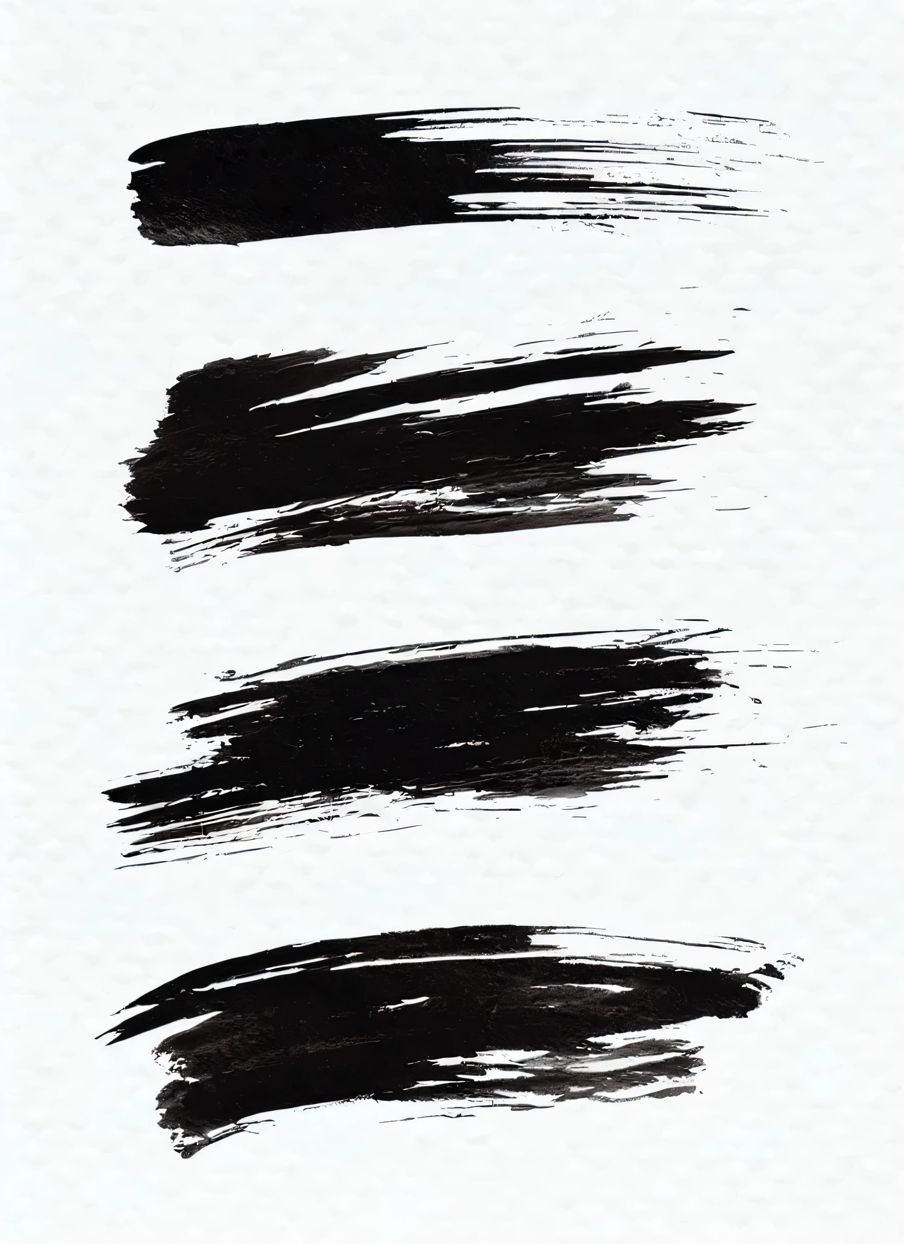 a close up of a black brush stroke on a white background, multi layered thick brush marks, amazing textured brush strokes, detailed brush strokes, photorealistic brush strokes, gorgeous brush strokes, multiple brush strokes, haunting beautiful brush strokes, beautiful brush strokes, thick brush strokes, clean brush stroke, textured brush strokes, intricate brush strokes, highly detailed brushstrokes, apparent brush strokes