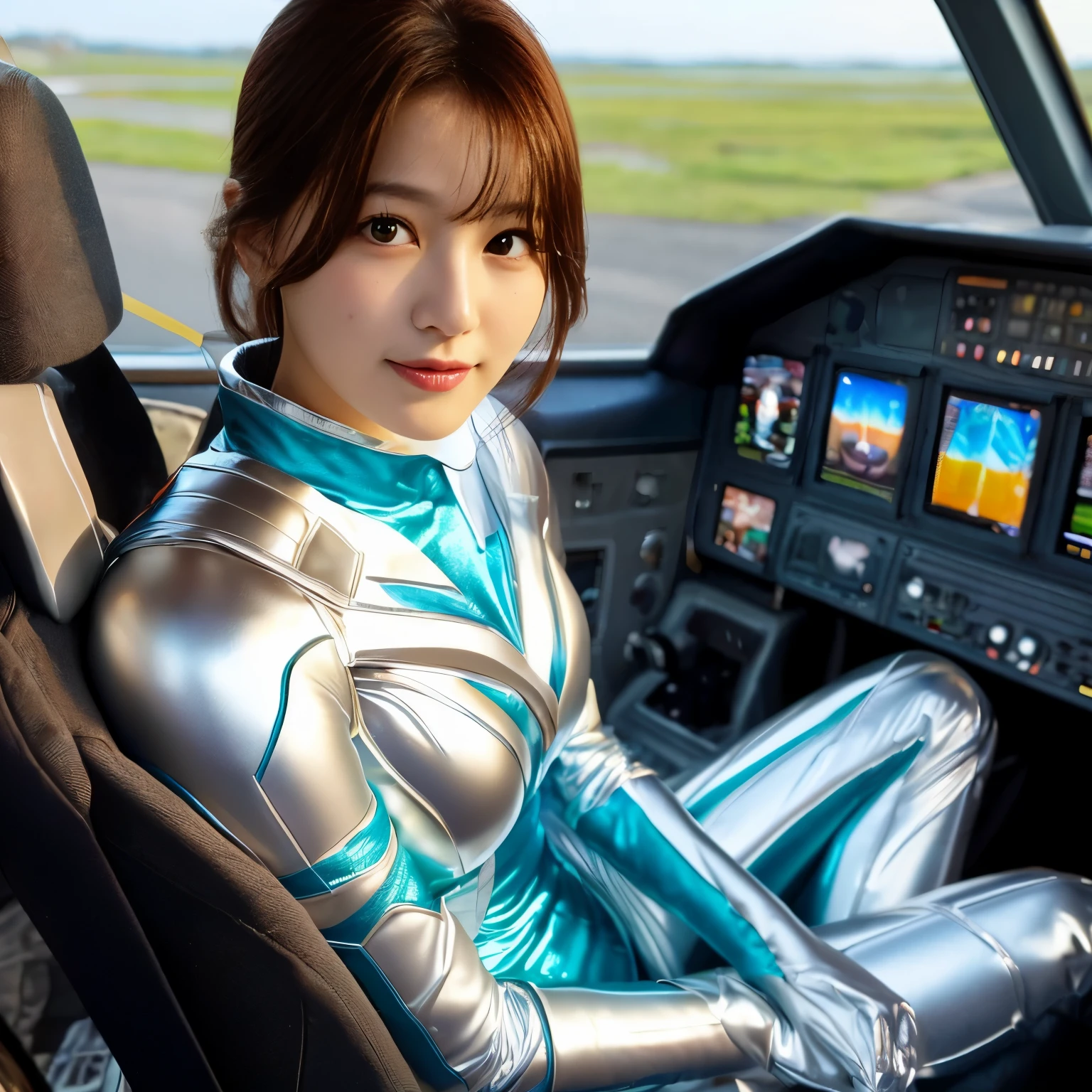 best image quality、Super high resolution、(realism:1.4)、Korean beauty star、The most beautiful KPOP star、horny face、Horny Korean makeup、erotic expression、A body that makes you want to touch it、erotic photos、((Realistic shiny satin fabric texture、High-gloss stretch satin fabric that is smooth and smooth to the touch.、The drape of the curved part of the shiny satin fabric、strong shiny costume、The smooth and beautiful quality and luster of the costumes、A shiny costume made of high-quality satin fabric with high density.、Smooth to the touch oil light liang ice 縝绸 ultra-class battleship skin coat COS、Super Sentai Women's Heroine Suit、Texture of costumes that satin fetishists respond to、Thin, glossy stretch satin fabric)),8K photo quality