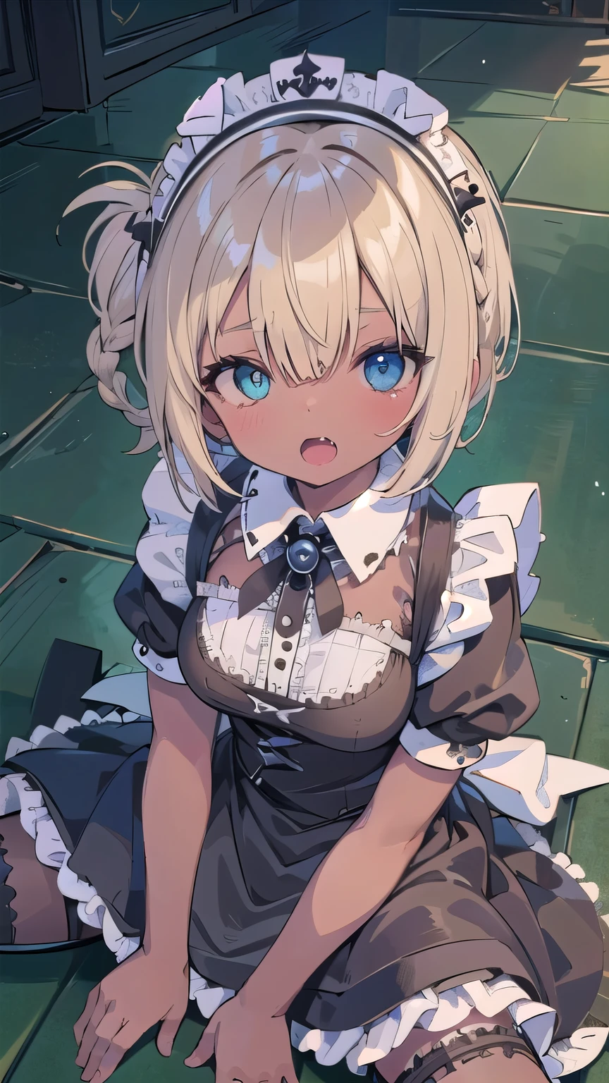 Anime. Azur Lane. 1 girl. Belfast. Housemaid. Slave. Slave collar. Shackles. Maid uniform. Cold. Runny nose. Nasal mucus. Snot. Sneezing. Heat. Heat. Fever. Sneeze. Sneeze standing. Sneeze snot. Snot flows from the nose. Itchy nose. Wants to fix it. I have to sneeze. She sneezed. Snot flew out of her nose. Snot flows from her nose after sneezing. Embarrassment. Blush. Handkerchief. He sneezes, covering his nose with his hand. Blows his nose. Clumsy. Virgin. Period. Standing. Full height. Full body. NSFW. Sneeze fetish. Ultra detail. 8k. Wax permit. Excellent quality.