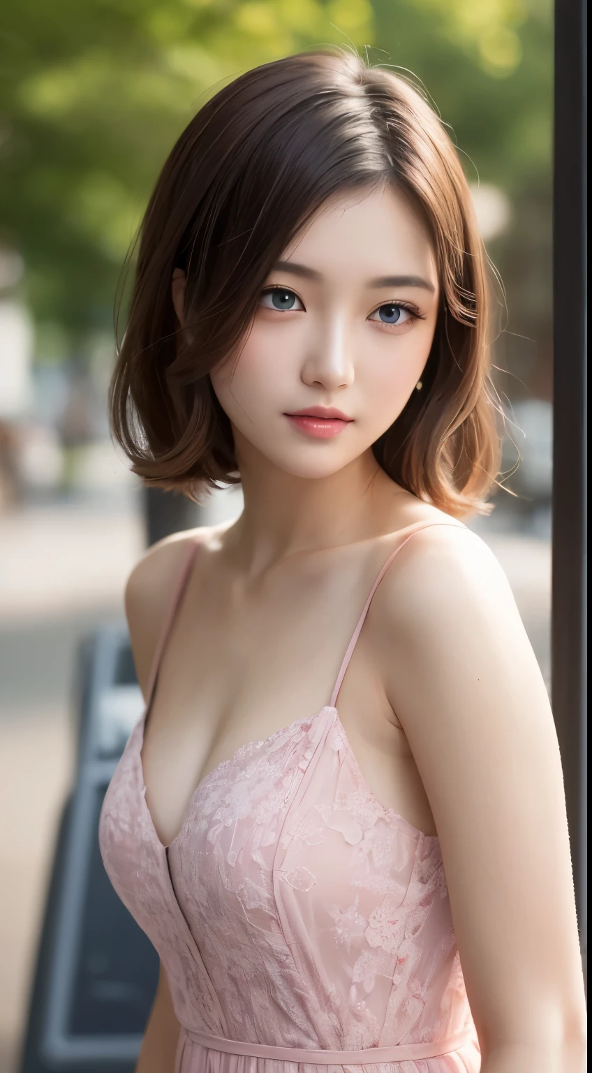 (((32k,High detail,High Detail、masterpiece,Attention to detail,Whole Body Ezbian,solo))),RAW Photos & Realistic atmosphere,Beautiful dark blue eyes,Mouth details,Glossy Lips,Fine eyebrows,With soft white skin that shines in every detail、Detailed eyes、Dark brown eyes,Very beautiful eyes,Detailed lips、Very beautiful face,Very well-formed face、A vivid face,Beautiful, shining lips, photo realistic, realistic young gravure idol, Slender gravure idol, Beautiful and cute、A photo showing the whole body、full body,Pictured from head to knee, ((Japanese))、Cute Korean idol style,Black Hair,high-quaiity,(Correct Anatomy),(real photo),Raw Photos, Photorealistic、Cute face,(Well-proportioned face:1.5),High resolution,Super detailed,Fine details,Very detailed,very realistic eyes and face,open mouth,smile,(Correct human body),Sharp Focus,spot light,high quality,(gothic lolita),(red lingerie set),side-tie bikini bottom,Midnight,Sitting on the street at night,((spread legs wide:1.5)),Spread your legs so your underwear is visible,(16years old),16 years old、(girl),solo,short cut hair,Short Hair,Thighs wide apart,Spread your knees wide so your crotch is visible,(Looking at the camera),(flat chest),Narrow waist,full body,girl’s pussy