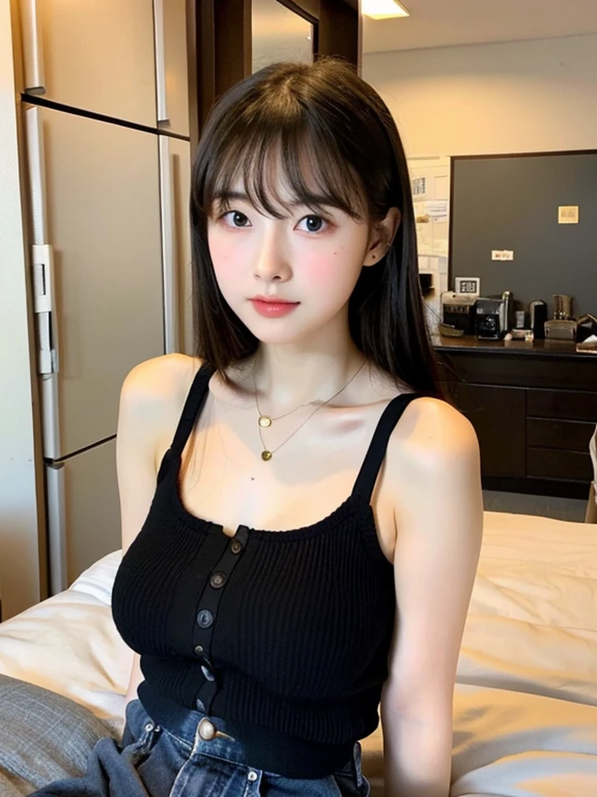((highest quality)),Over 20 years old、So cute、big breasts、gal、G cup
