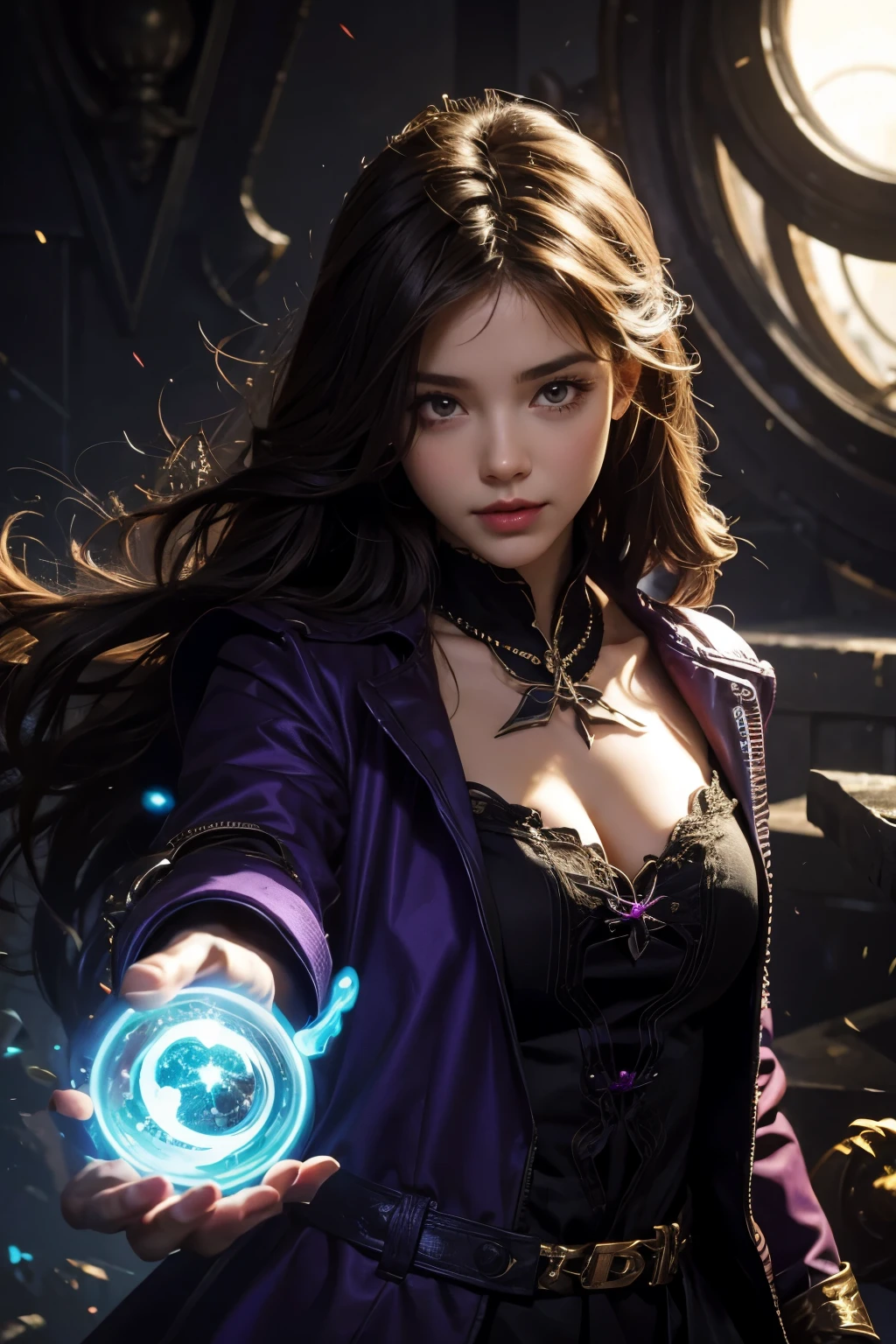 cute warlock girl