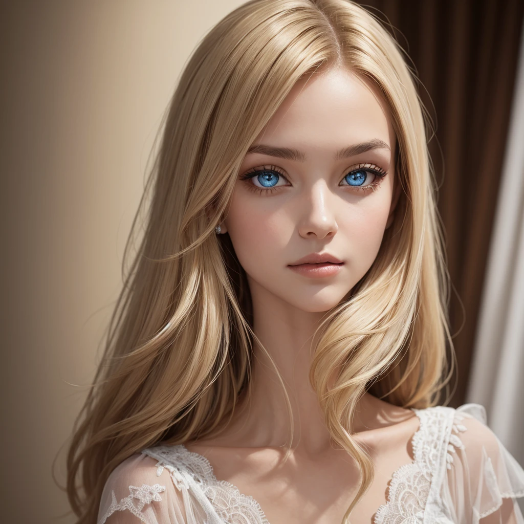 masterpiece, (hyper Detailed Best Quality:1.4), Realistic, Hi-fashion portrait, (1 girl, beautiful woman:1.2), (all body shot, fashion model:1.2),
BREAK 
beautiful young, small head,

BREAK 
Detailed body line, Detailed buttocks, Detailed legs, (large breasts, impossible clothes, large buttocks), (very slim waist:1.2), (beautiful Muscular legs, beautiful foot:1.2),  White and beautiful Silky skin, thin and beautiful neck, small head, (wide angle:1.2), (all body shot from below:1.2),

BREAK Detailed all body wear, 
Transparent Ribbon Layered Ensemble Transparent Ribbon Layered Ensemble, Construct a futuristic, minimalist costume featuring layers of sheer ribbons wrapping around the body in intricate patterns, Emphasize the sleekness of the design with a monochromatic palette of black and white, Highlight the curves of the figure with strategically placed ribbons, creating a harmonious blend of opacity and transparency, Enhance the ensemble with geometric accessories for a modern touch, Opt for a serene expression to complement the avant-garde aesthetic, BREAK small head, Detailed face, cute and Pretty slim face, Duck mouth, perfect beautiful Tooth, curly golden blonde hair, shiny eyes, Light-colored eyes, looking viewer, 

BREAK 
(Floating on her back in a sea of banana sorbet),