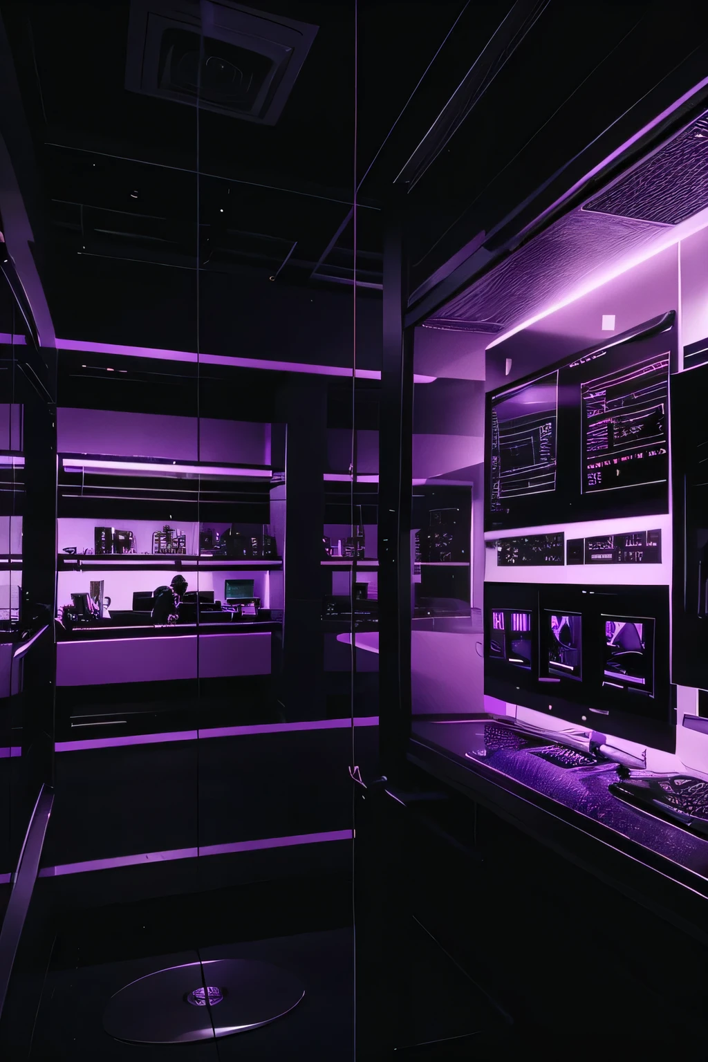 black and purple video editing page banner