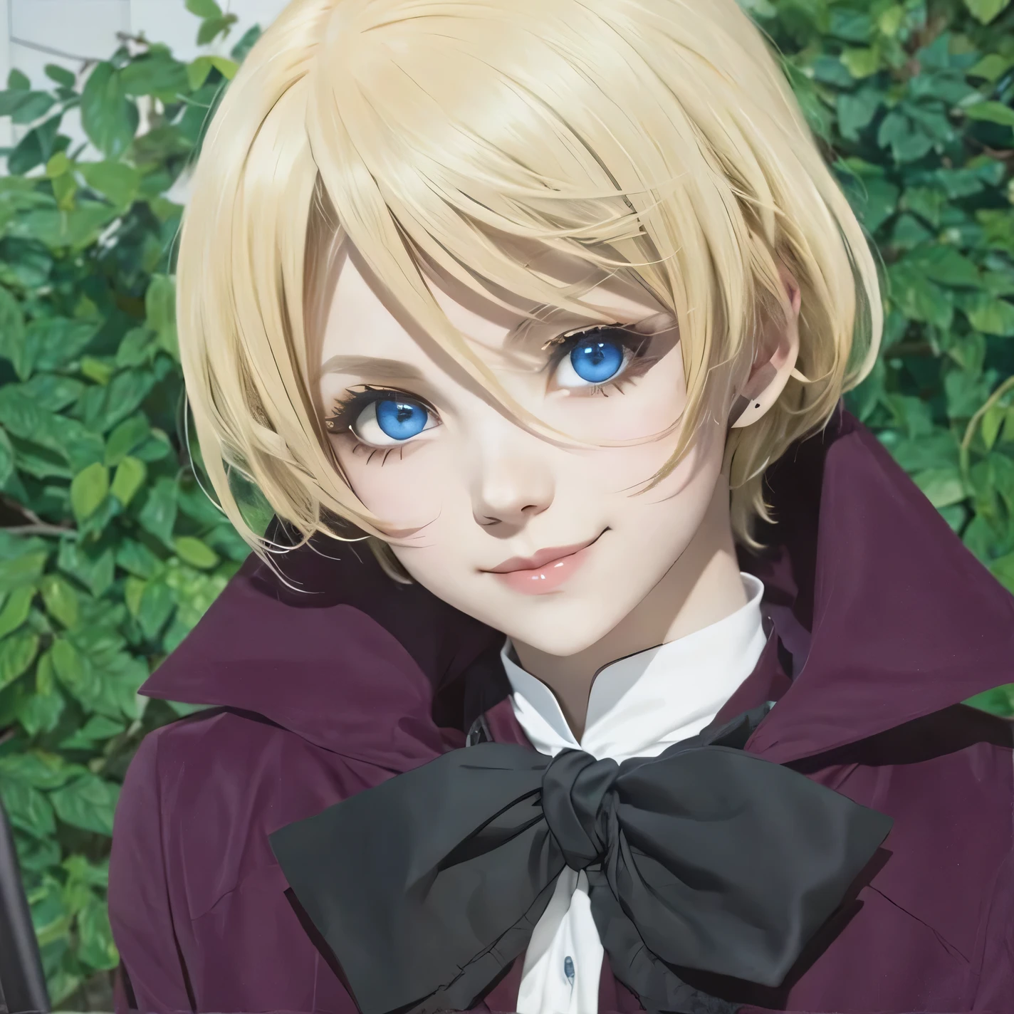 Alois trancy, blonde hair, blue eye