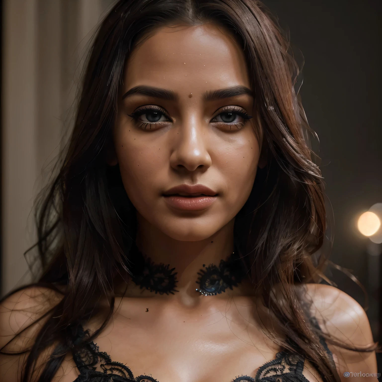 (highly detailed,illustration,intricate,attractive body,beautiful eyes,beautiful lips,extremely detailed face,longeyelashes), ((Full body picture)), cinematic, potrait, dynamic lighting, most beautiful picture , indian celebrity, (black sexy seethrough dress), sexy, symmetrical face, stunning art, intense look, detailed, red lips, messy strands of hair, detailed hair, intense look, (best quality,4k,8k,highres,masterpiece:1.2),ultra-detailed,(realistic,photorealistic,photo-realistic:1.37),vivid colors,sharp focus,portrait, studio lighting.