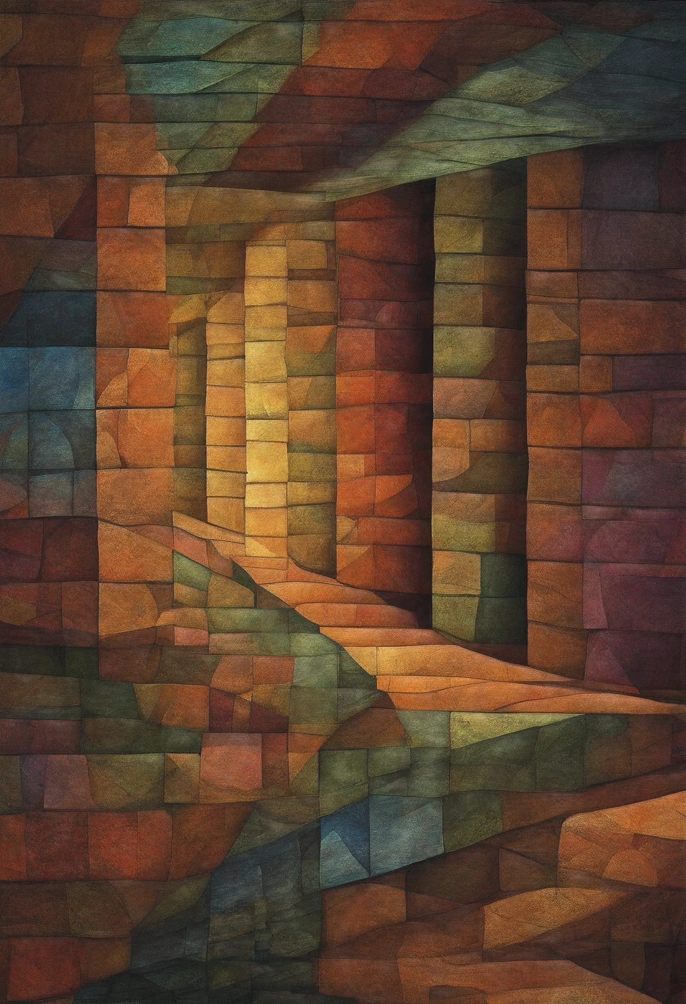 The sefira Hod, Klee art, Escher art, digital art