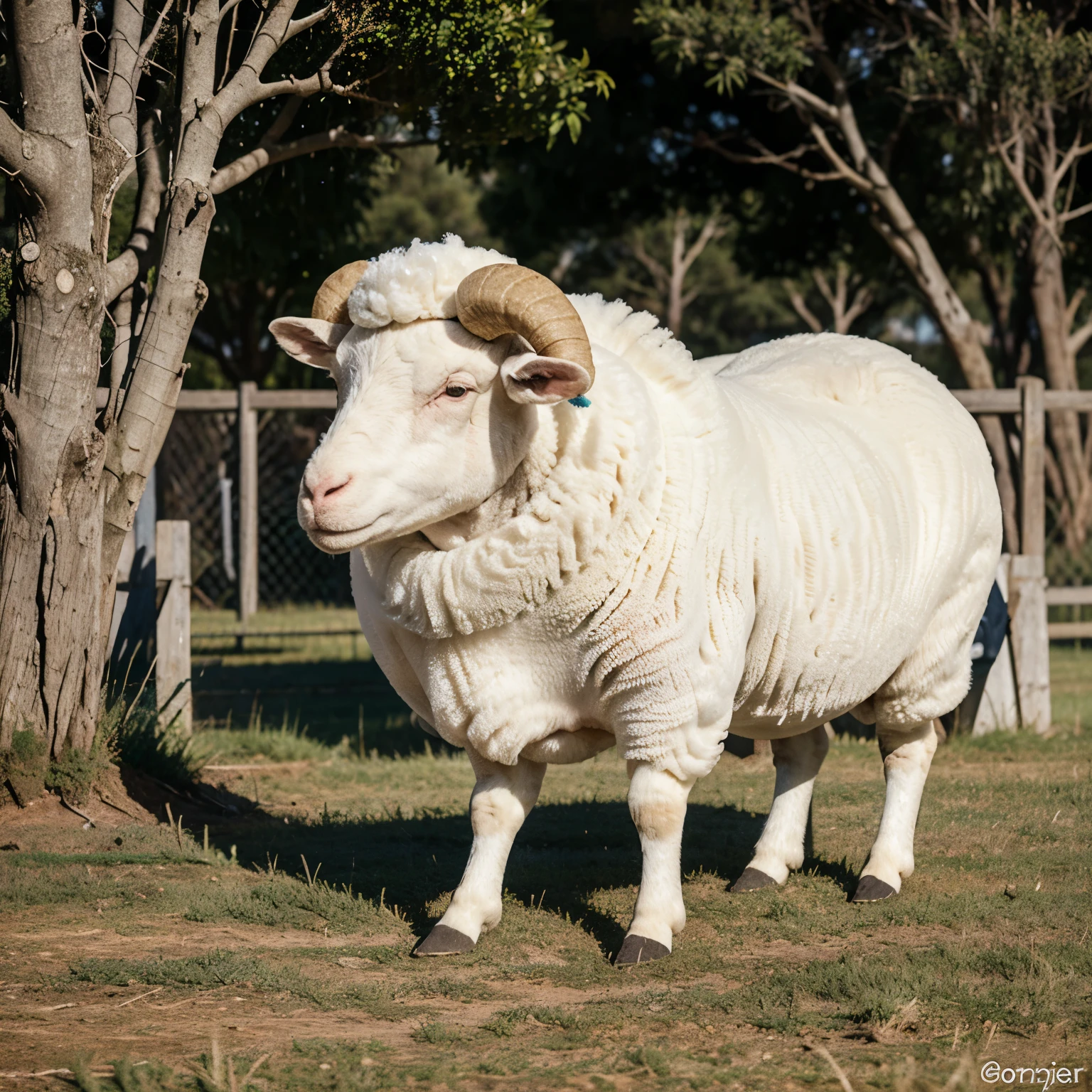 Dorper cartoon sheep