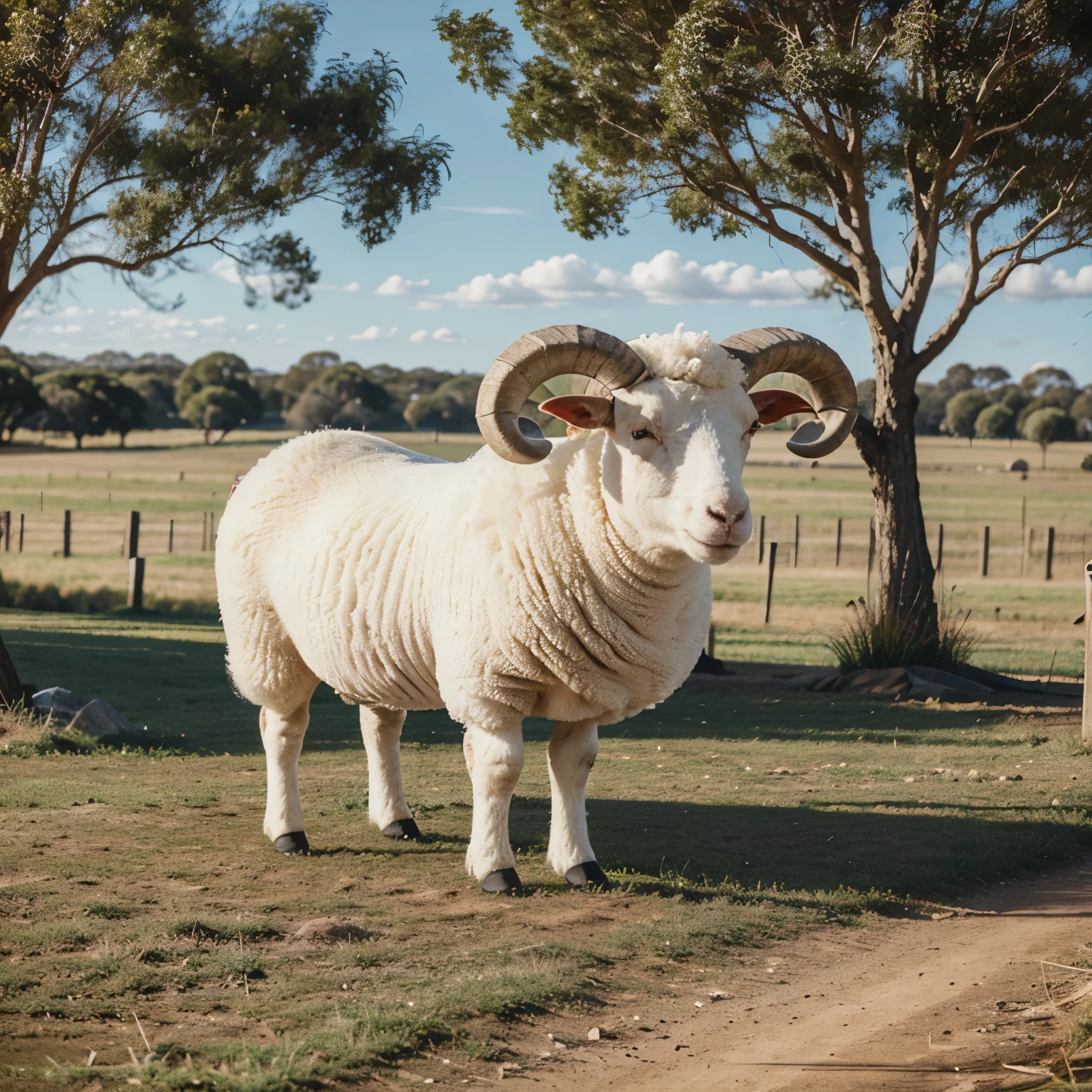 Dorper cartoon sheep