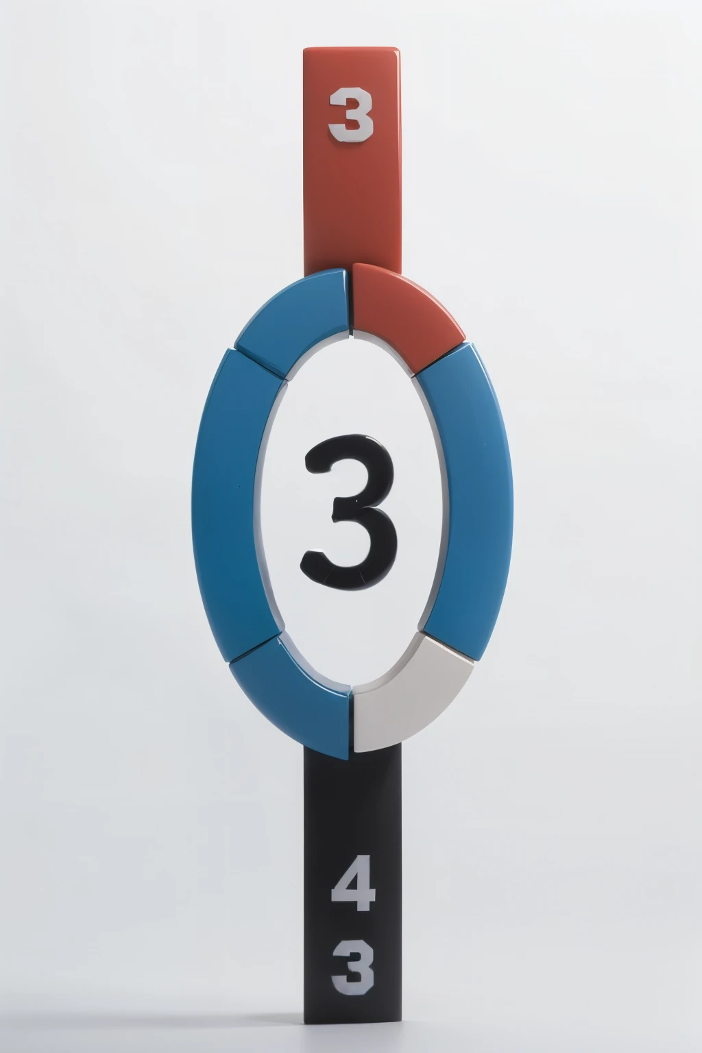 (a background with several numbers, white background, the "noob" character from the roblox game jumping, text below written "Mor3 Numb3rs Studio" with random colors in each letter, 4k, medium quality