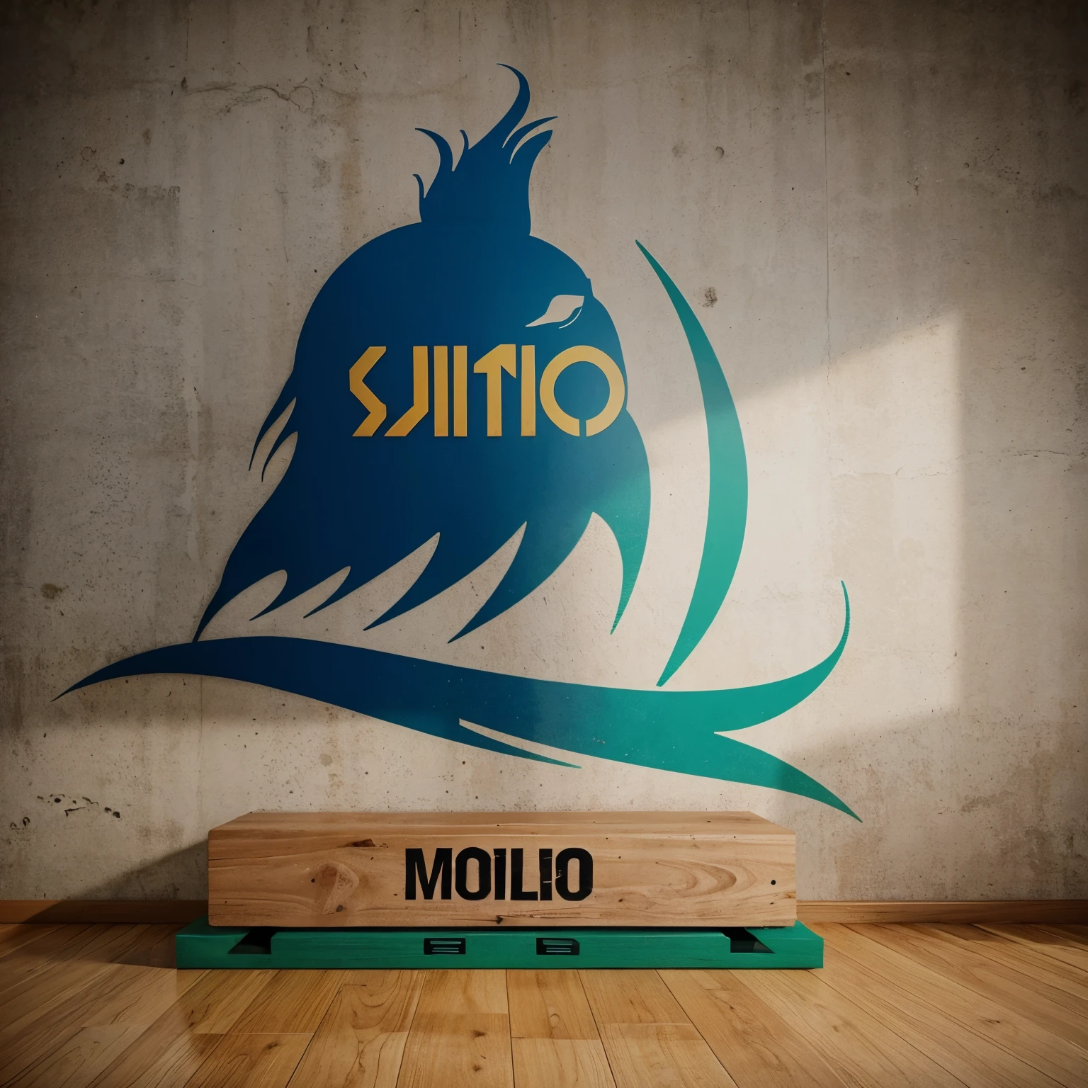 Crie uma imagem com logos atuais modificadas mas um pouco diferente
