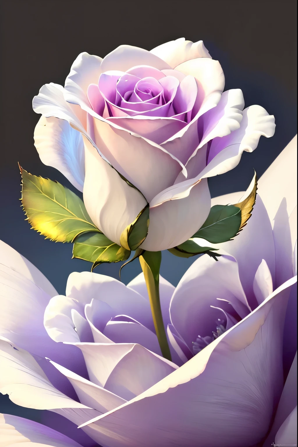 "(best quality,highres:1.2),ultra-detailed,white rose,beautiful detailed petals,vivid colors,sharp focus,delicate,fragrant,subtle lighting,ethereal,artistic composition,romantic,flower symbolism,botanical art,soft color palette,modern art style"