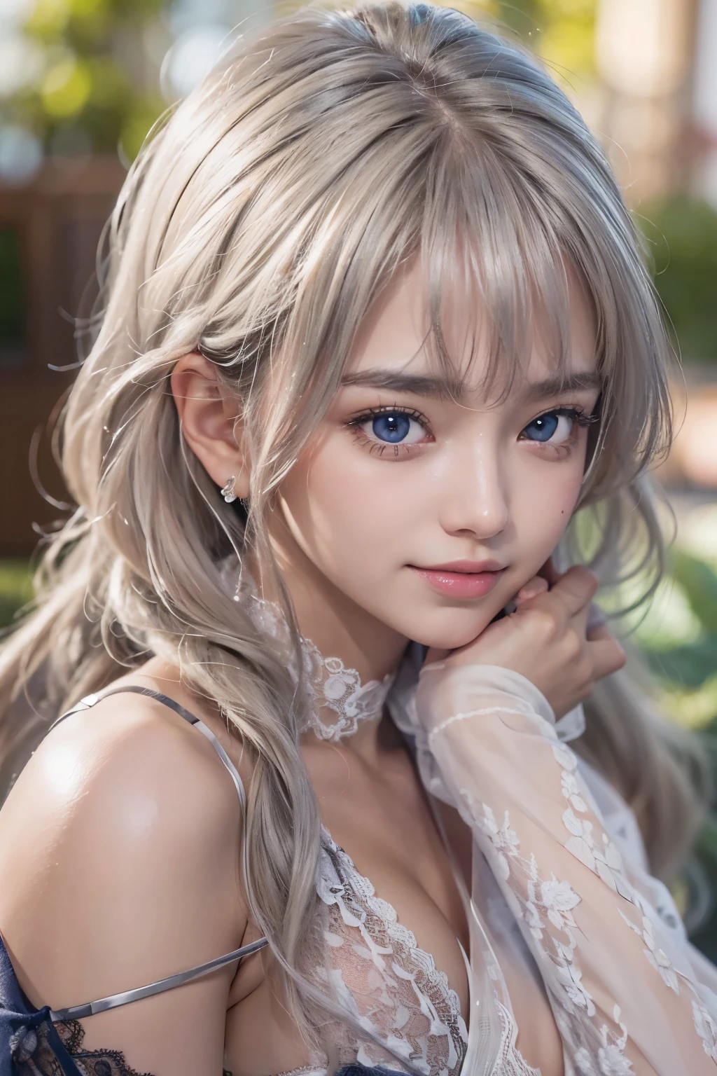1woman, (Ultra realistic, high res), (highly detailed eyes, highly detailed hair, highly detailed face, highly detailed plump lips), (off shoulder with open breasts), breasts, upper body, caute smile, (best quality:1.4), Raw photo, (realistic, photo-realistic:1.37), professional photography, cinematic light, (fine face: 1.2),fashion model 20 years old, cute, [[[[pure eyes]]]], [[[[closeup]]]], [[[[chest]]]], [[[[neck]]]], [[[[shoulders]]]], perfect eyes, perfect iris, perfect lips, perfect teeth, perfect skin, soft front light, glow, HDR, (muted colors:1.2), Retrato da mulher、white skin、((cabelo Castanho ondas suaves)) Best Blanco Romantico、8k resolution、Frente Illuminada、アメリカの女の子のPortrait、solo、20-year-old、beautiful face、Upper body、medium side cut、Beautiful silver hair、beautiful little face woman, solo,　black theme,　look at the audience,one woman, It&#39;s real, Wolfsan-6500-V1.3, anime、animeスタイル、beautiful diamond eyes、20 year old american girl、braided hair、swimsuit、portrait beautiful detailed woman, very detailedな青い顔, Reality, beautiful narrow blue eyes, huge file size, Super detailed, High resolution, very detailed, highest quality, masterpiece, An illustration, very detailed, ticker, Unite, 8K painting wallpaper, fine, fine details, masterpiece, highest quality, Hvery detailed ticker uniform 8K wallpaper, face light movie lighting、cuteブラウス, dark background, oil, masterpiece, diffused soft film lighting, Portrait, highest quality (perfect face:1.4),stunning girl pictures,(8K and、photorealistic:1.25) 、(lip gloss、eyelashes、shiny face、shiny skin、highest quality、超High resolution、Depth of the bounds written、chromatic aberration、caustic road lighting、natural shading、sexy 1girl, Extremely cute, Amazing face and eyes, (Beautiful lovely smile), (extremely detailed beautiful face), bright and shiny lips, (cute bikini:1.3), (very elaborate lace bra:1.5), smooth skin, super beautiful, attractive, (Best Quality:1.4), (hyper quality), (Ultra-detailed), (hyper-realistic, Photorealsitic:1.37), Authentic skin texture, complex details, extremely detailed CG unified 8k wallpaper, RAW Photos, professional photograpy, Cinematic lighting, coast, sea, palm trees,masterpiece, best quality, high quality, High definition, High quality texture, High quality shadow, high detail, beautiful detailed, finely detailed, extremely detailed cg, detailed texture, a realistic representation of the face, realistic, colorful, delicate, Cinematic Light, sidelighting, Lens Flare, Ray tracing, sharp focus, (intrica