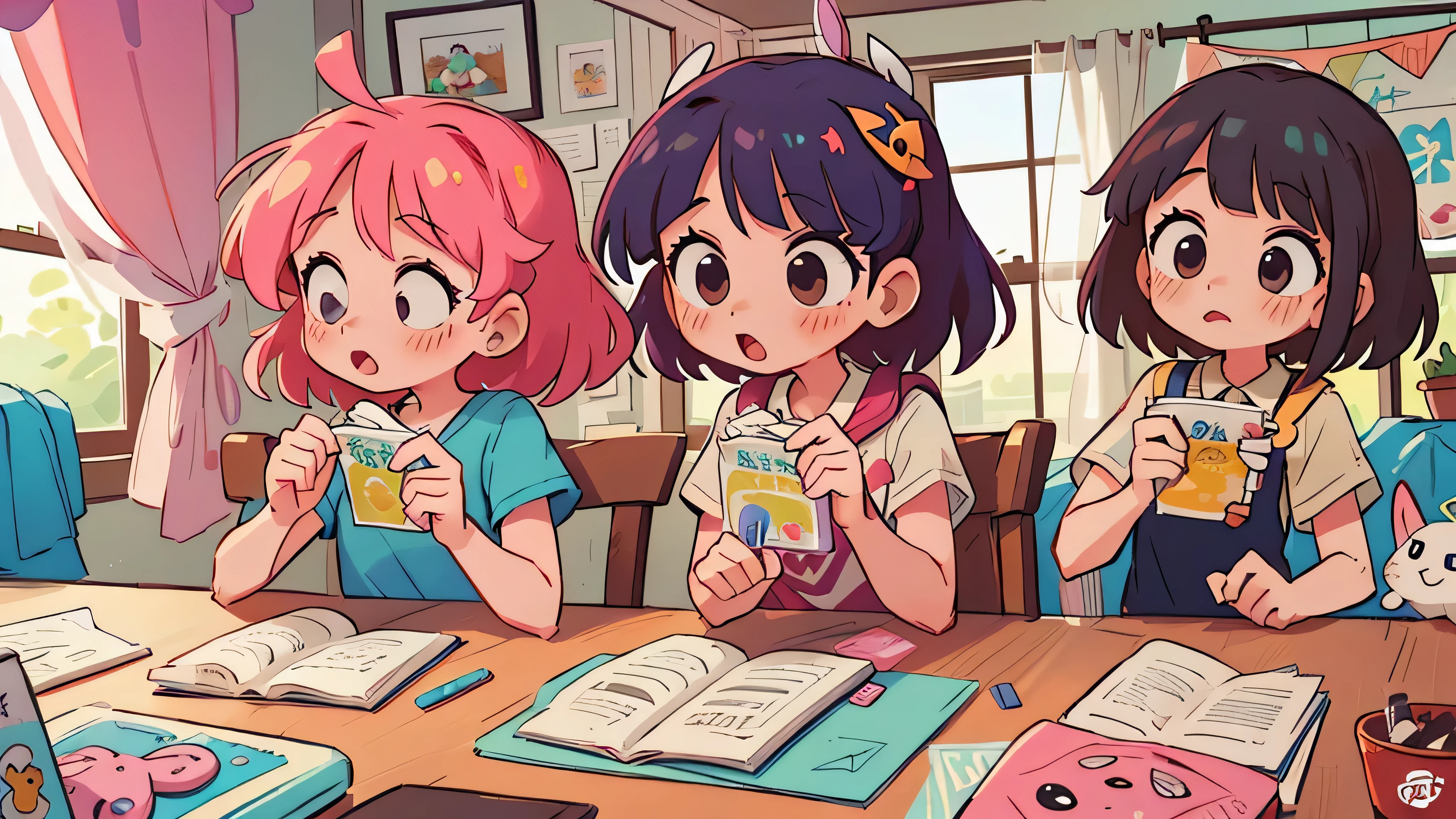 **Dia na Creche**: The twins experience a typical day at daycare, aprendendo sobre compartilhamento e amizade. (twin 11 year old girls)
