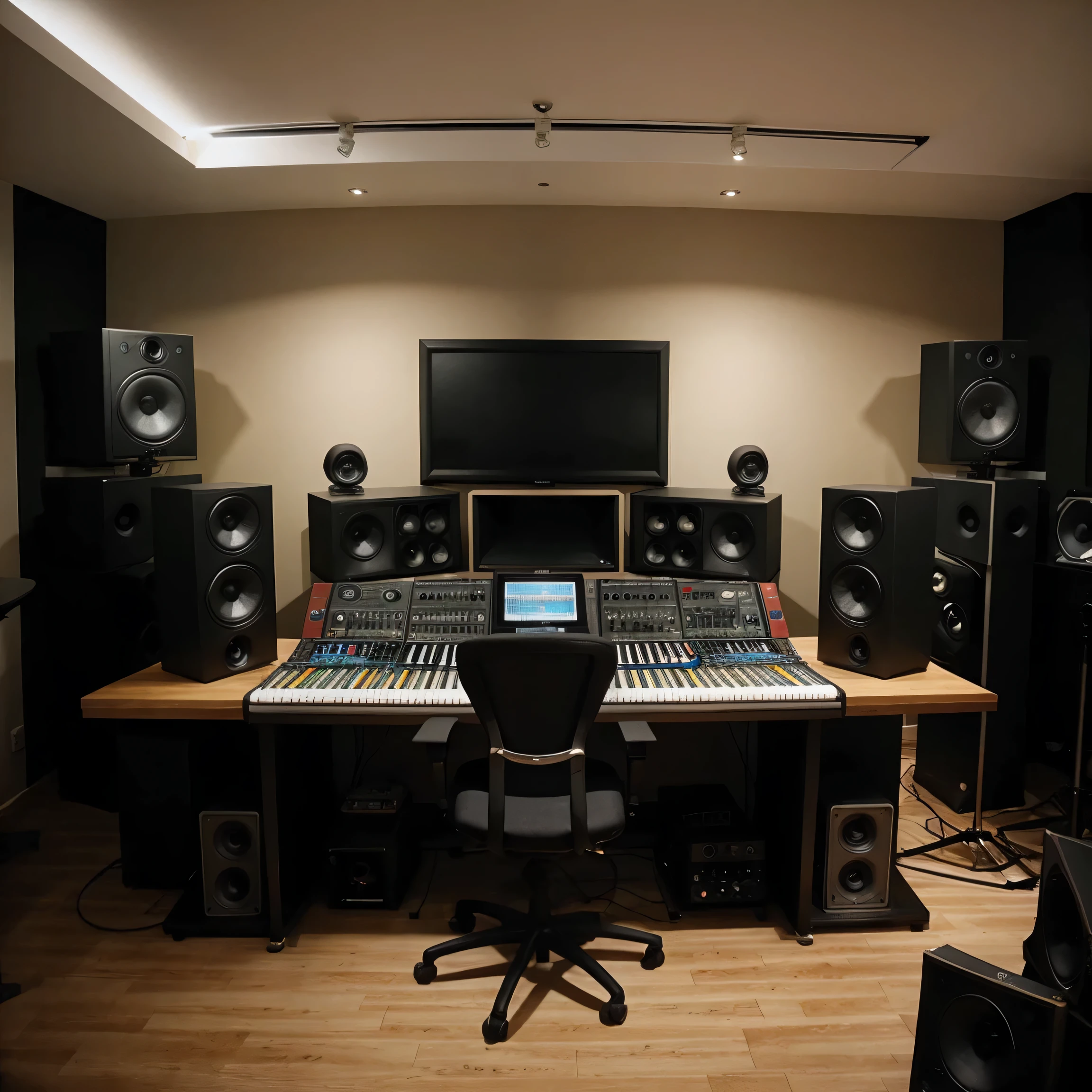 a recording studio