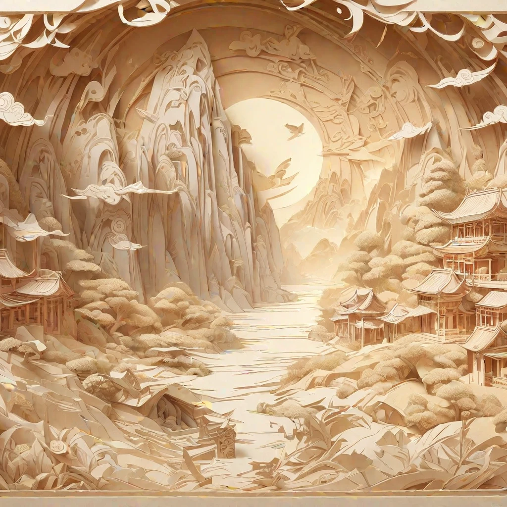 PaperCarving,(masterpiece, best quality:1.2),