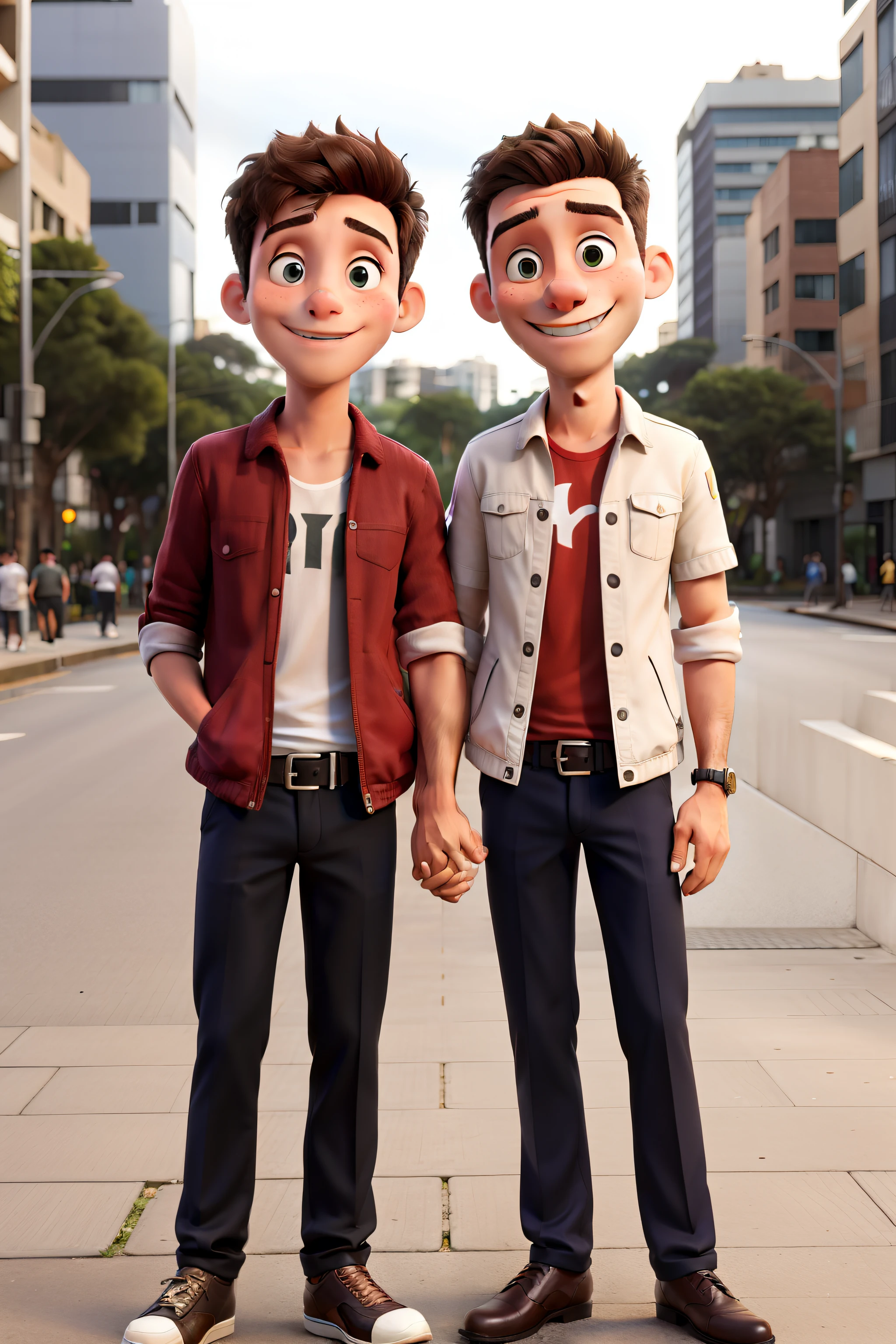 a gay couple in São Paulo